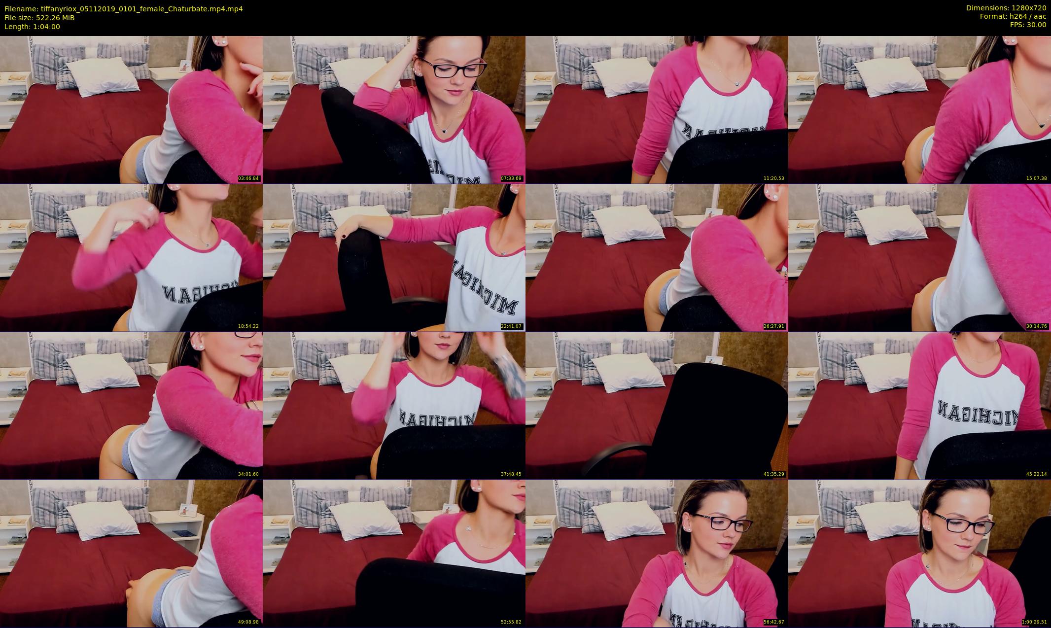tiffanyriox — 64 minute Chaturbate female cam show recording, 720p, Nov 5, 2019