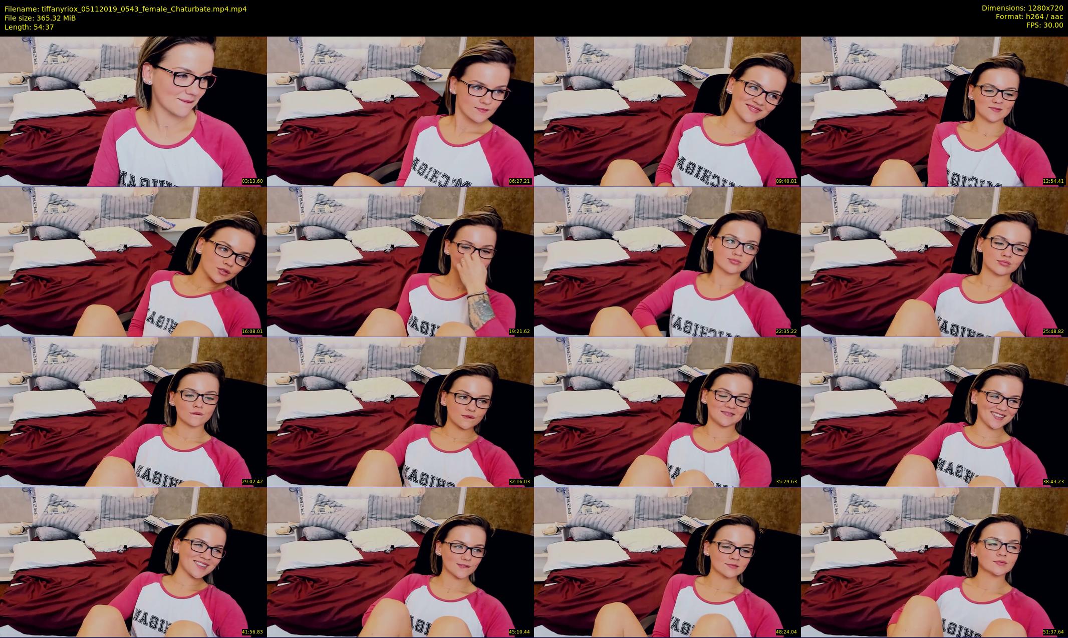 tiffanyriox — 55 minute Chaturbate female cam show recording, 720p, Nov 5, 2019