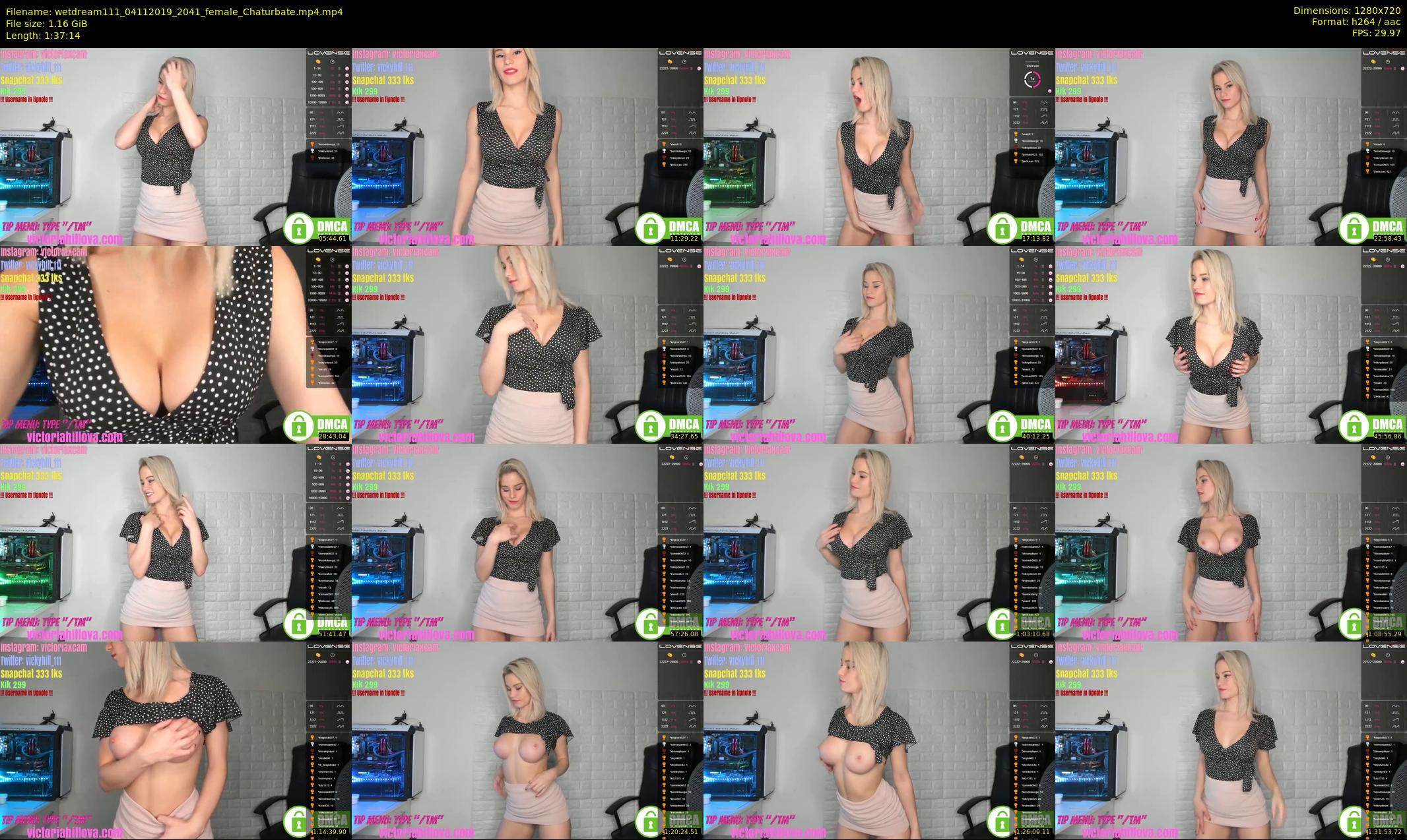 wetdream111 — 98 minute Chaturbate couple cam show recording, 720p, Nov 4, 2019