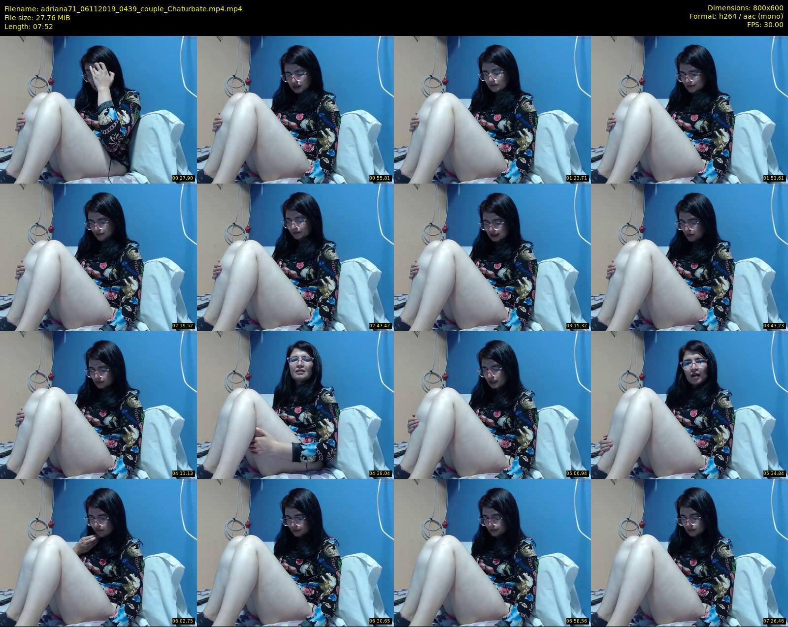 adriana71 — 8 minute Chaturbate couple cam show recording, 480p, Nov 6, 2019