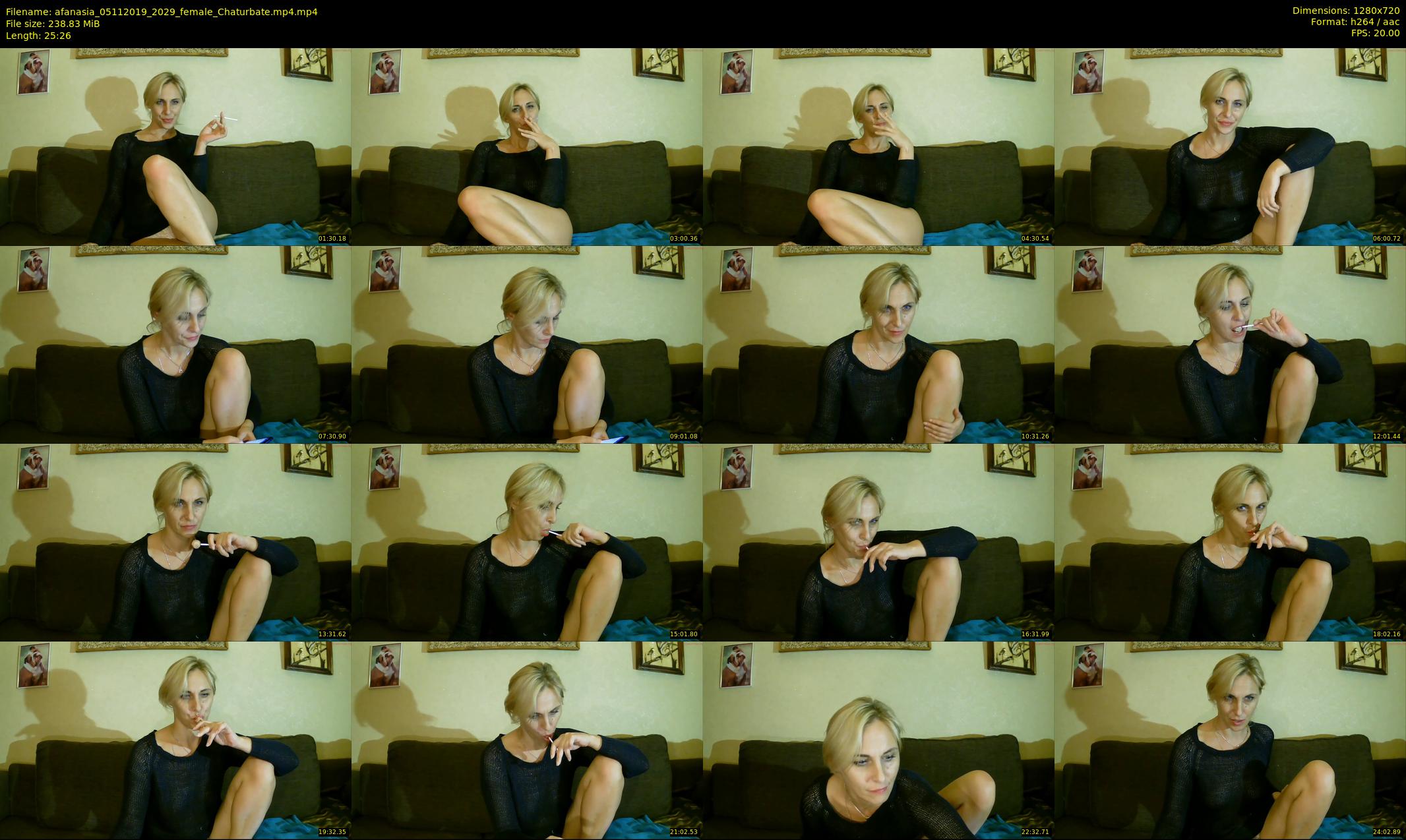 afanasia — 26 minute Chaturbate female cam show recording, 720p, Nov 5, 2019