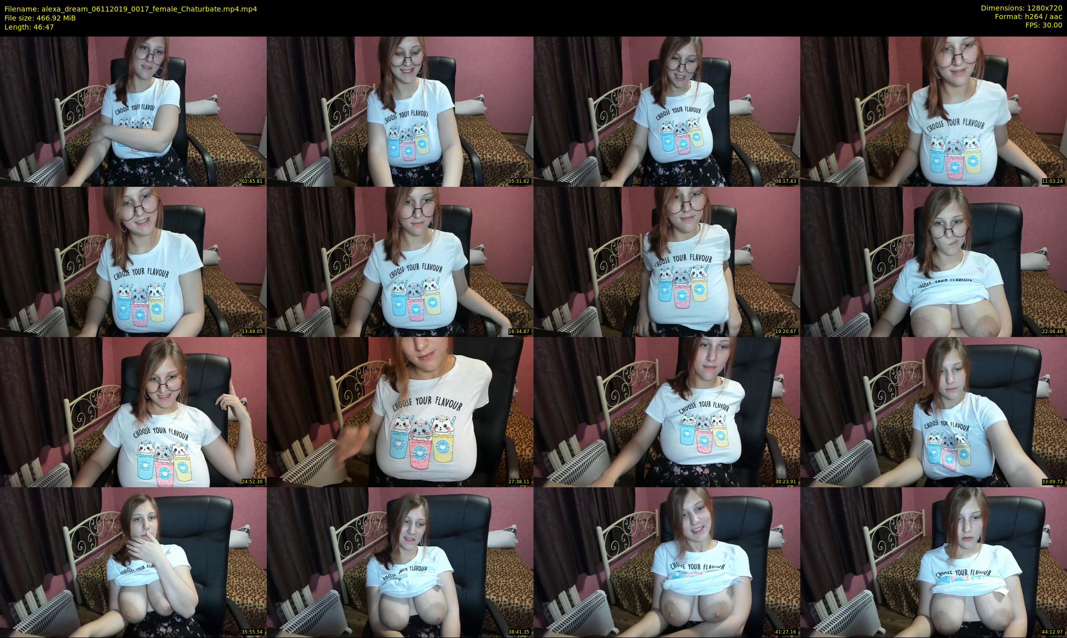 alexa_dream — 47 minute Chaturbate female cam show recording, 720p, Nov 6, 2019