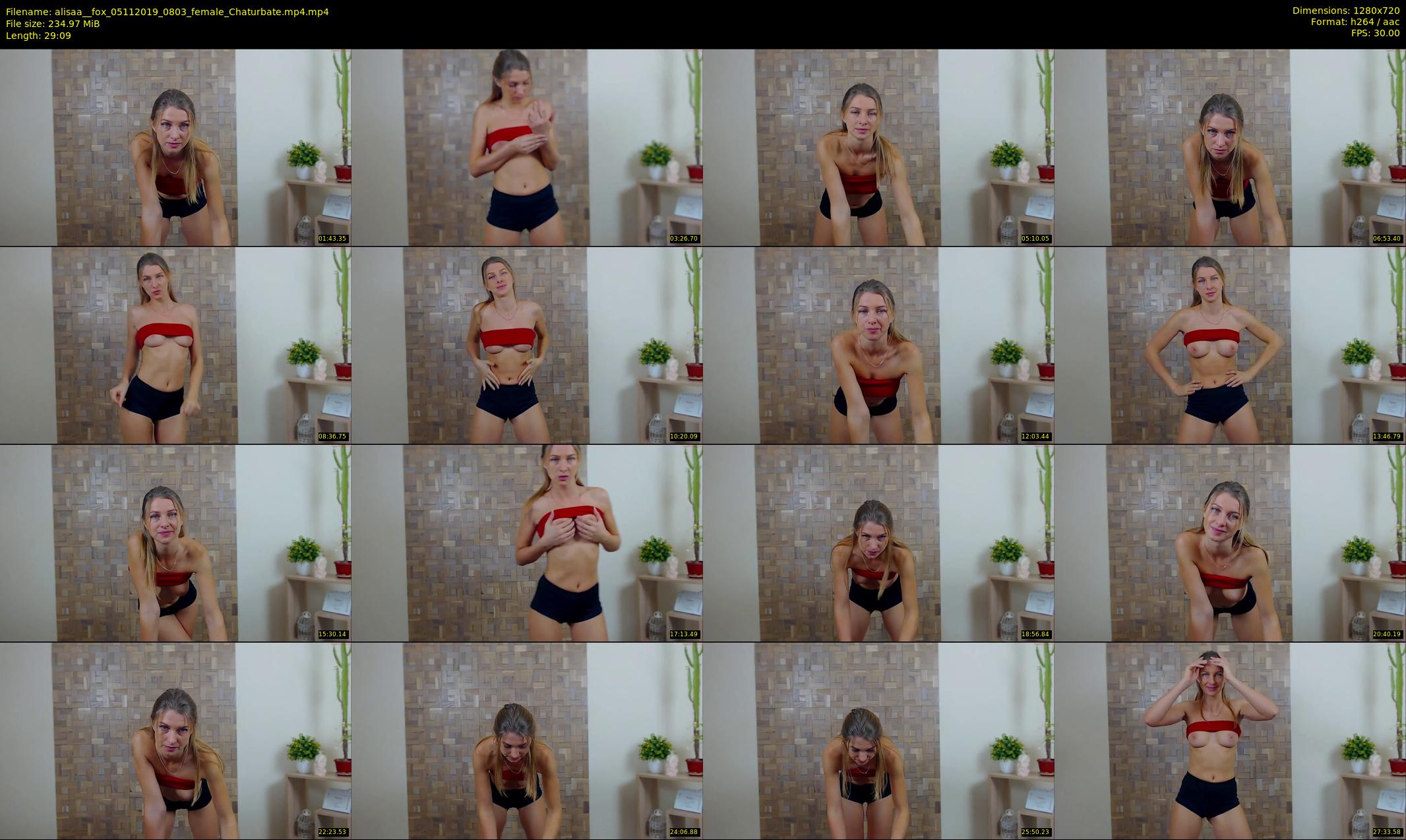 alisaa__fox — 30 minute Chaturbate female cam show recording, 720p, Nov 5, 2019