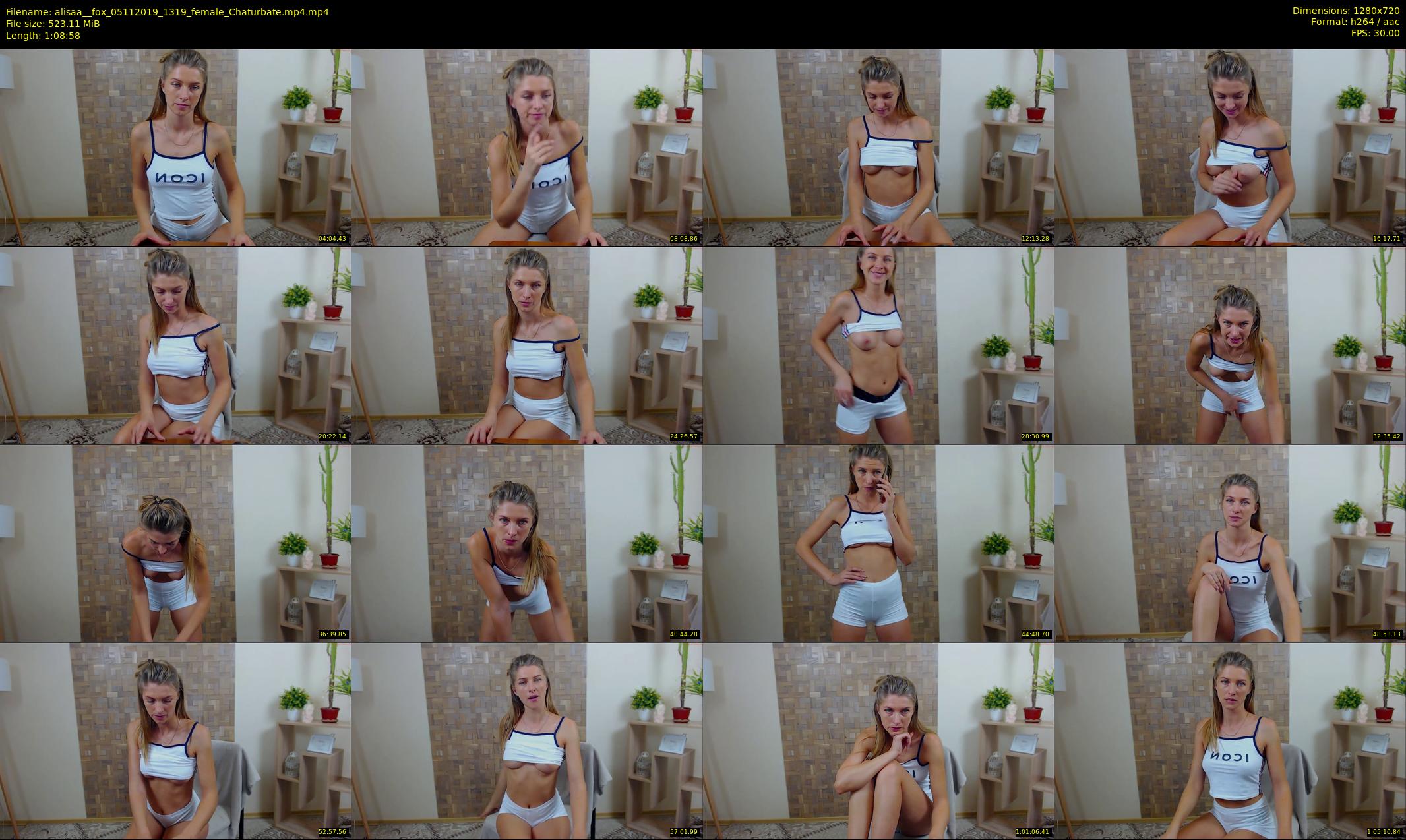 alisaa__fox — 69 minute Chaturbate female cam show recording, 720p, Nov 5, 2019