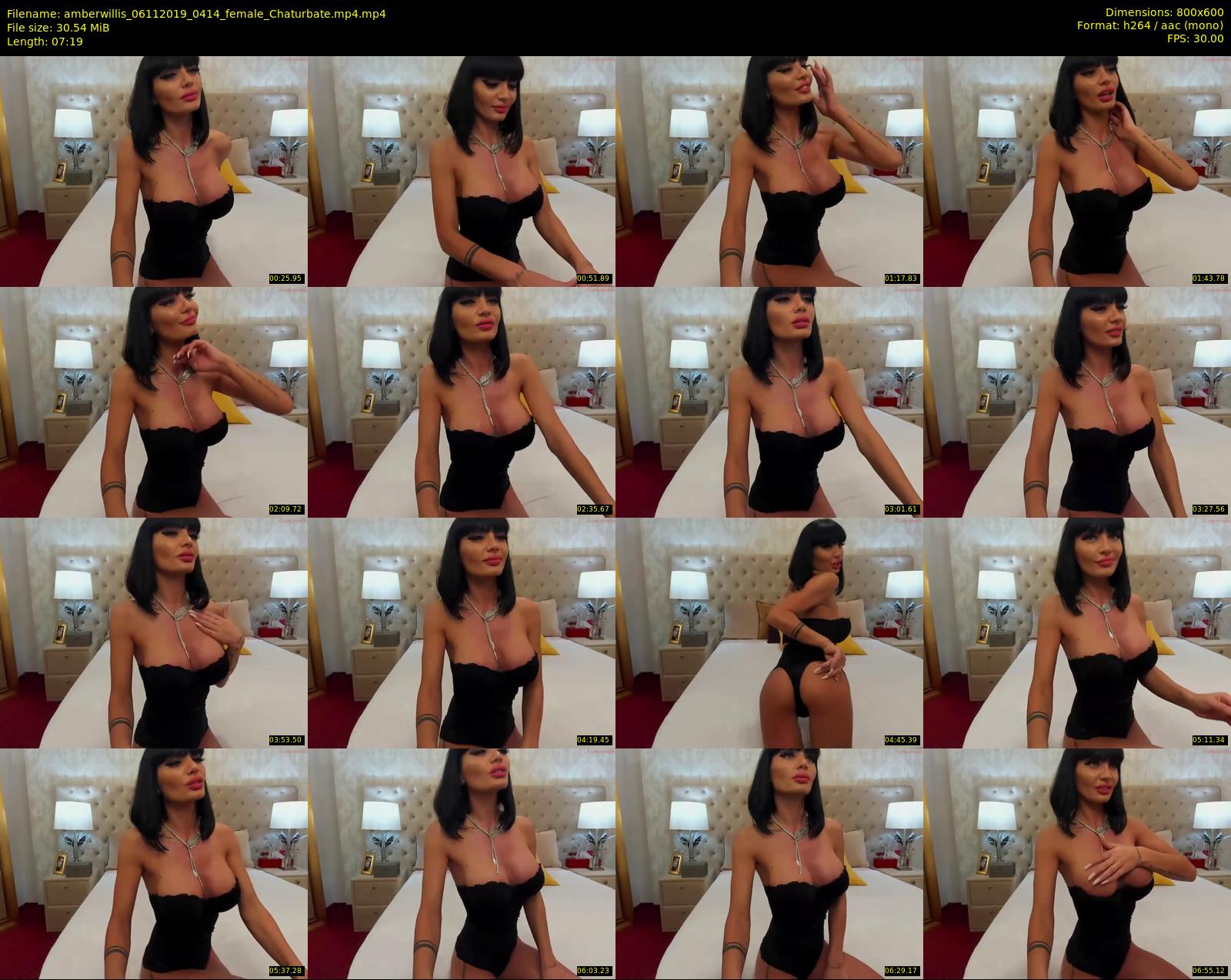 amberwillis — 8 minute Chaturbate female cam show recording, 480p, Nov 6, 2019