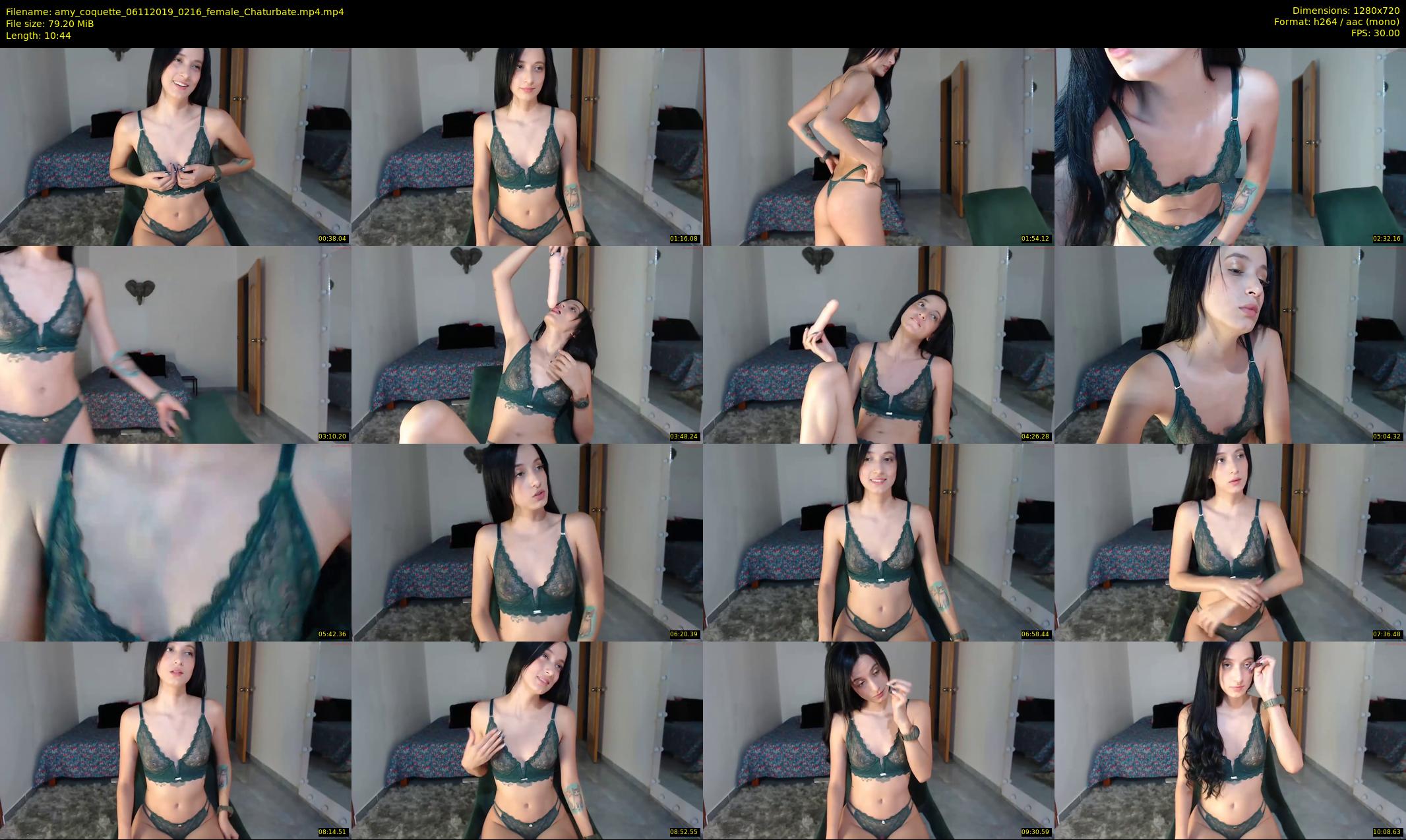 amy_coquette — 11 minute Chaturbate female cam show recording, 720p, Nov 6, 2019