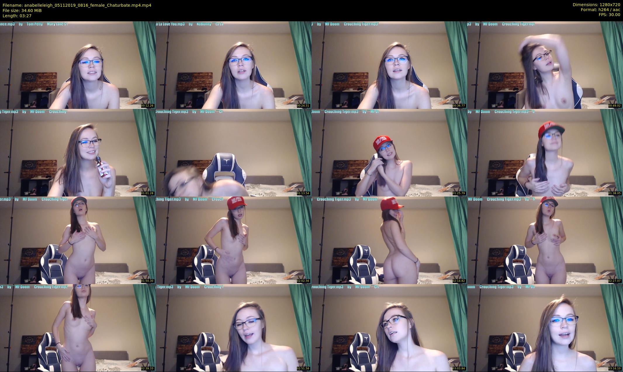 anabelleleigh — 4 minute Chaturbate female cam show recording, 720p, Nov 5, 2019