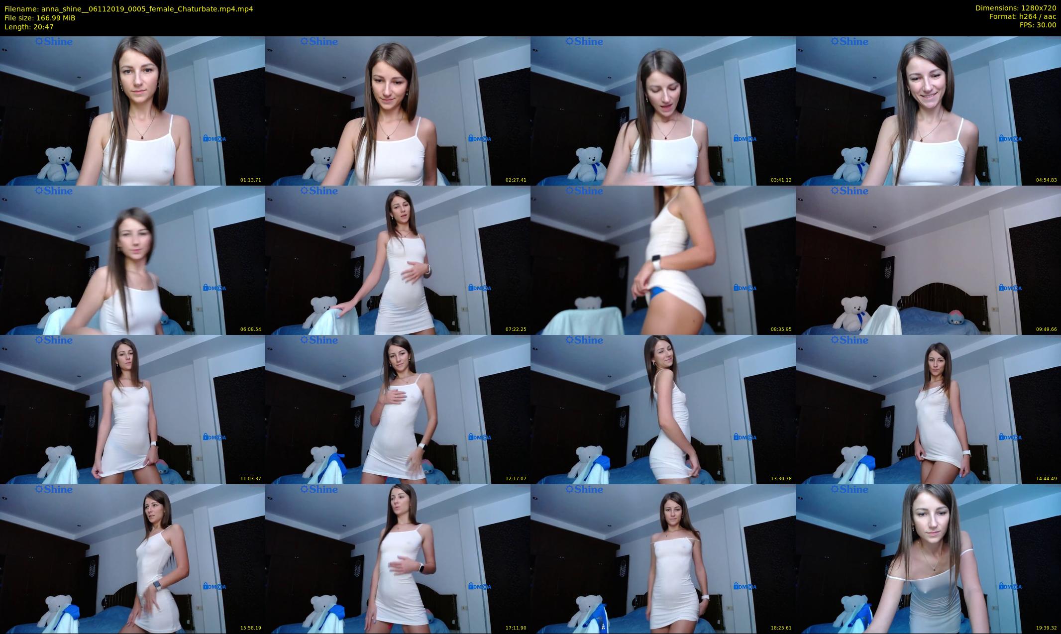 anna_shine_ — 21 minute Chaturbate female cam show recording, 720p, Nov 6, 2019