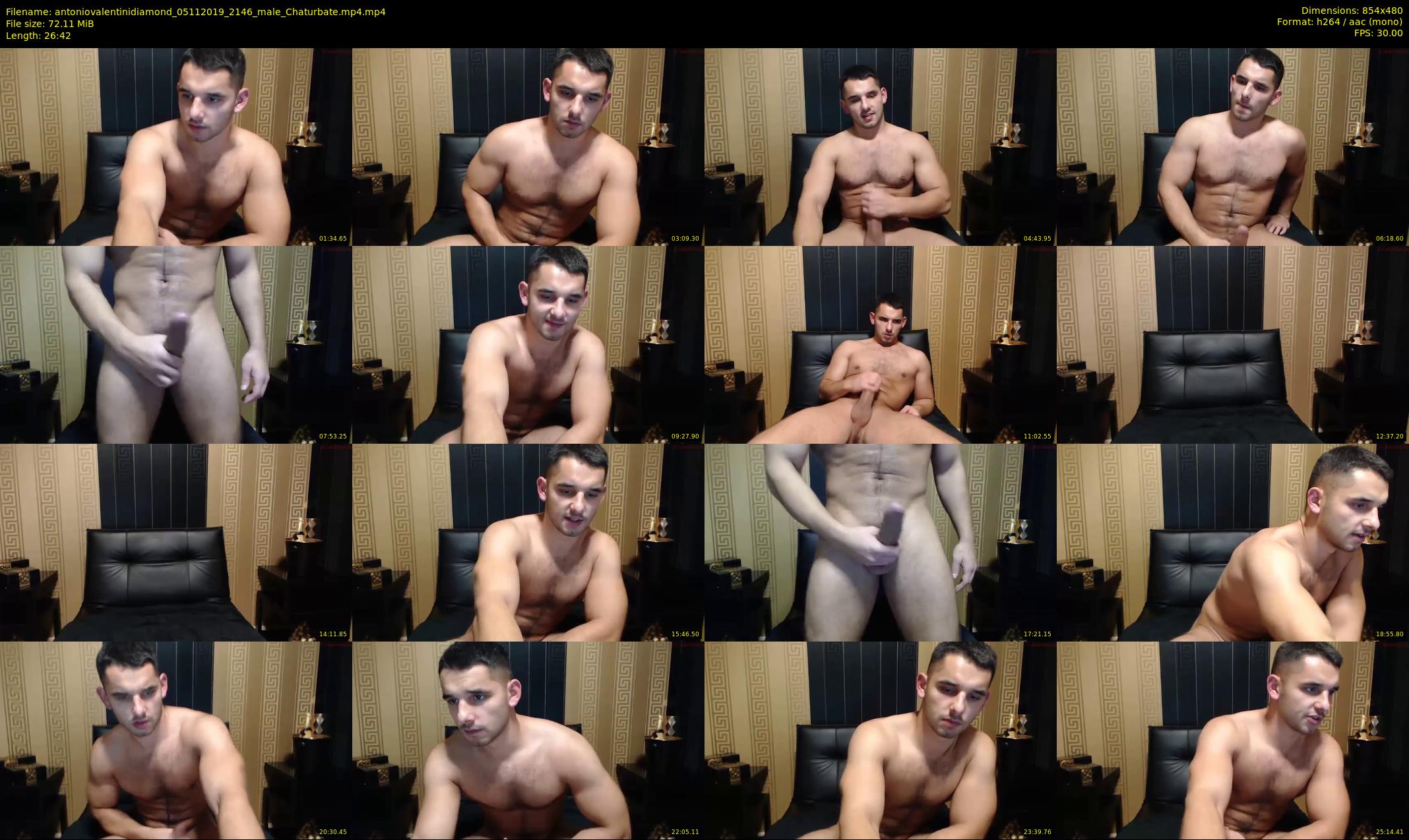 antoniovalentinidiamond — 27 minute Chaturbate male cam show recording, 480p, Nov 5, 2019