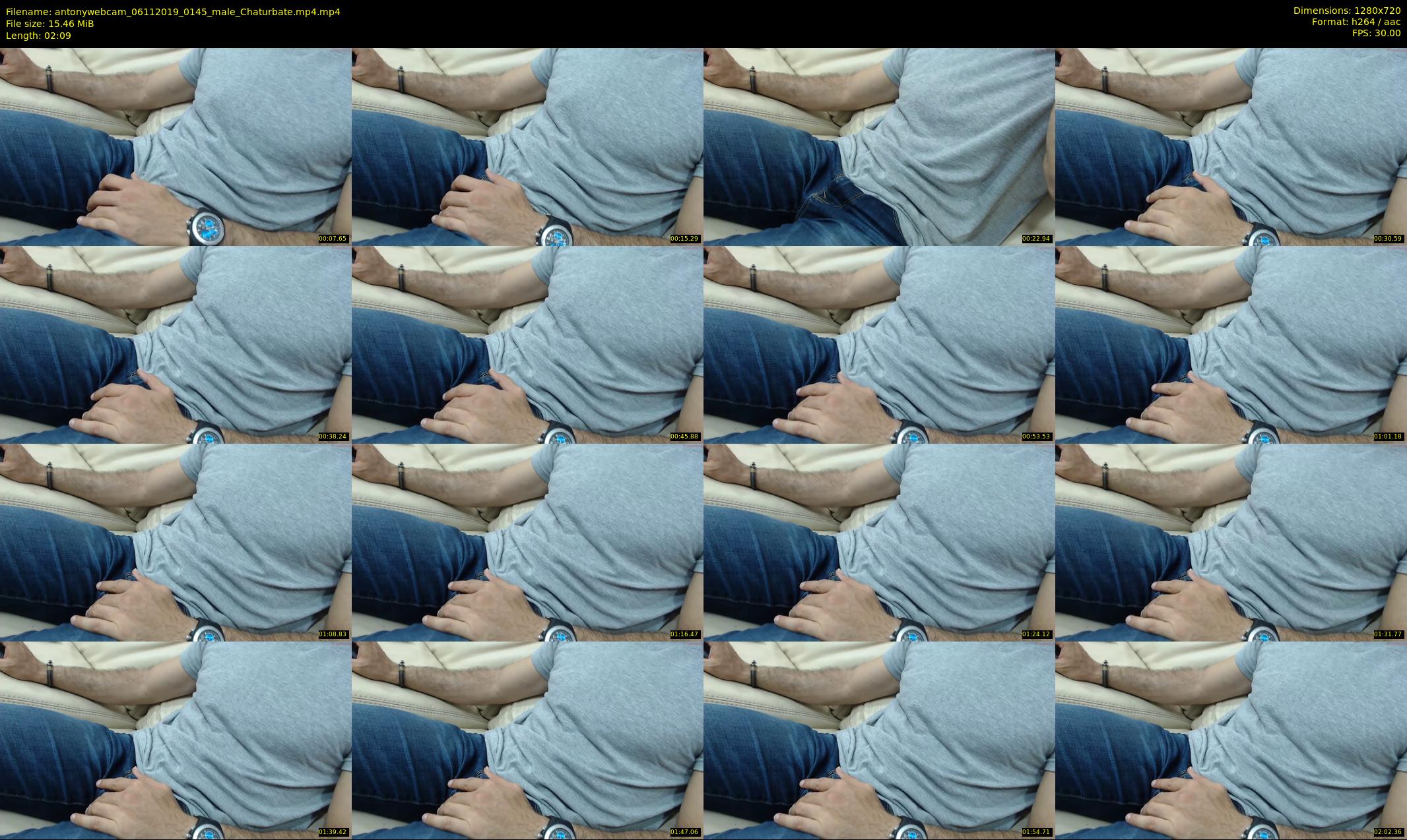 antonywebcam — 3 minute Chaturbate male cam show recording, 720p, Nov 6, 2019
