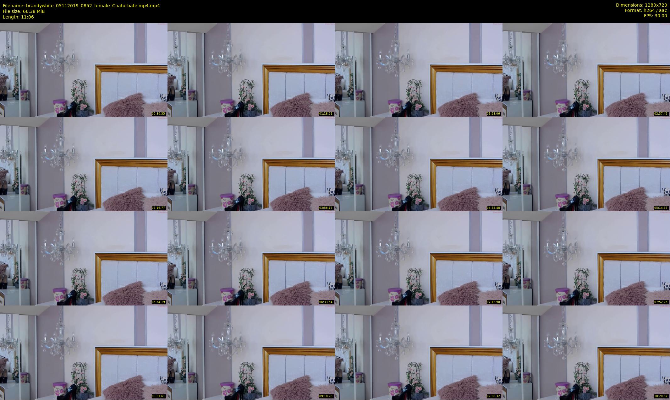 brandywhite — 12 minute Chaturbate female cam show recording, 720p, Nov 5, 2019