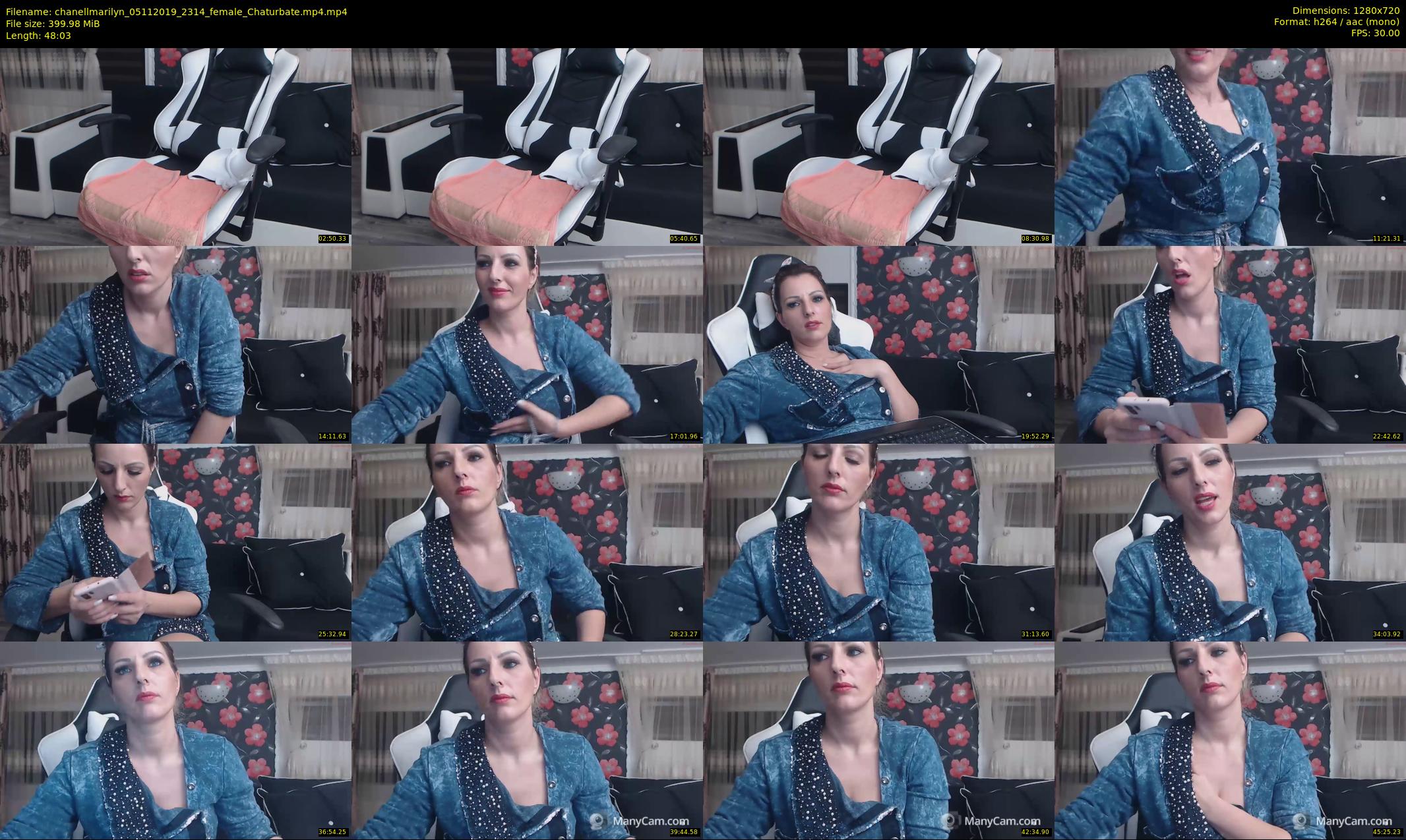 chanellmarilyn — 49 minute Chaturbate female cam show recording, 720p, Nov 5, 2019