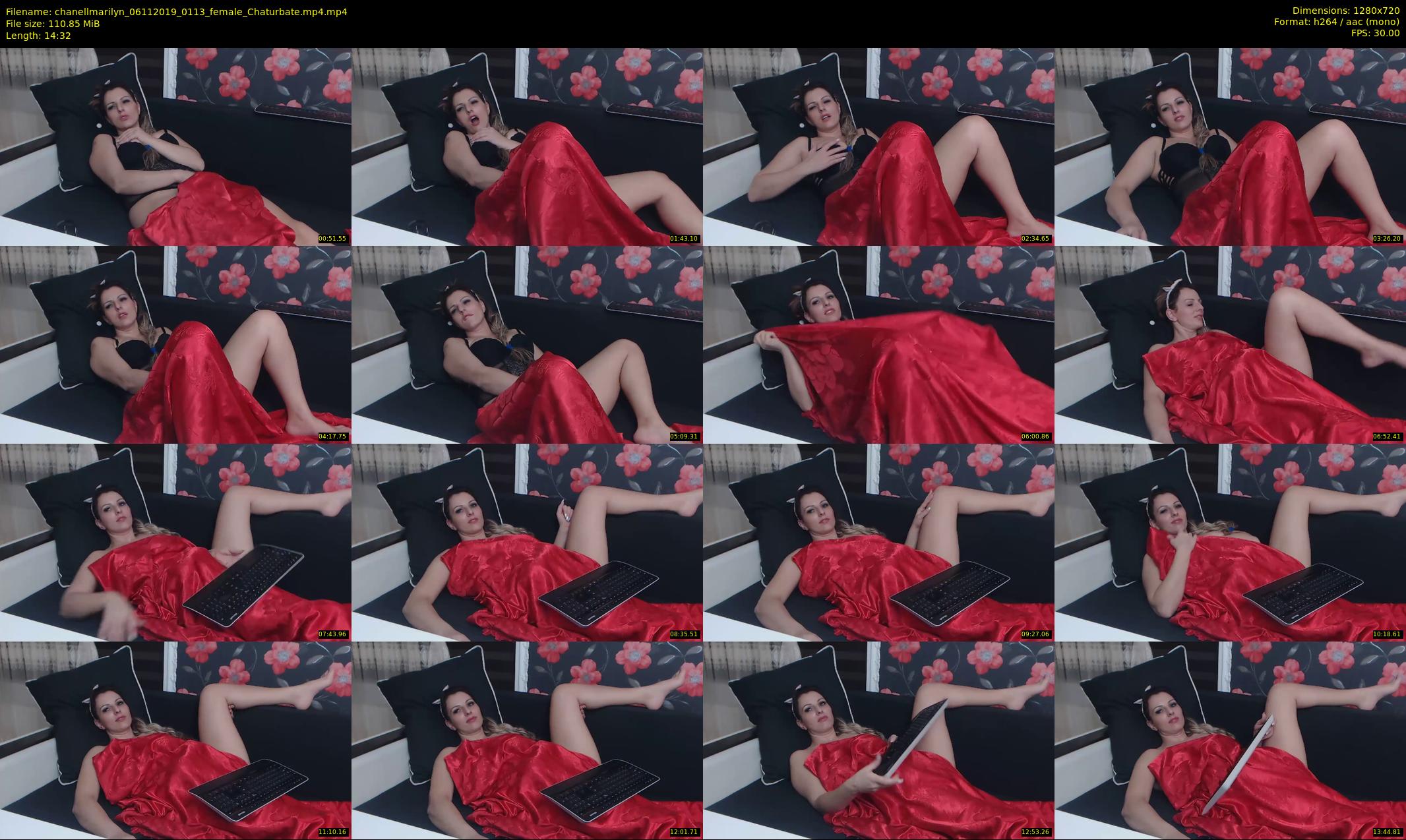 chanellmarilyn — 15 minute Chaturbate female cam show recording, 720p, Nov 6, 2019