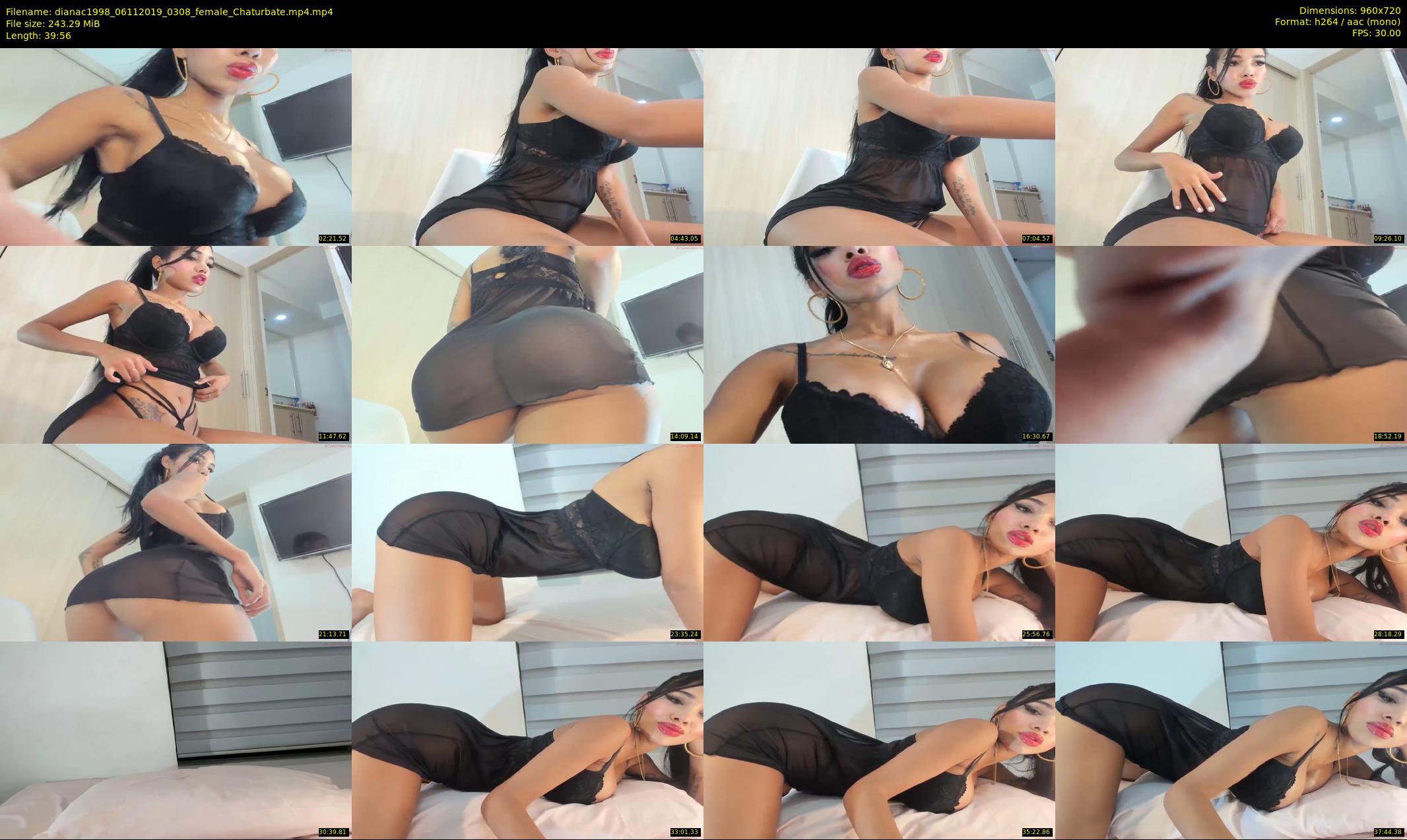 dianac1998 — 40 minute Chaturbate female cam show recording, 720p, Nov 6, 2019