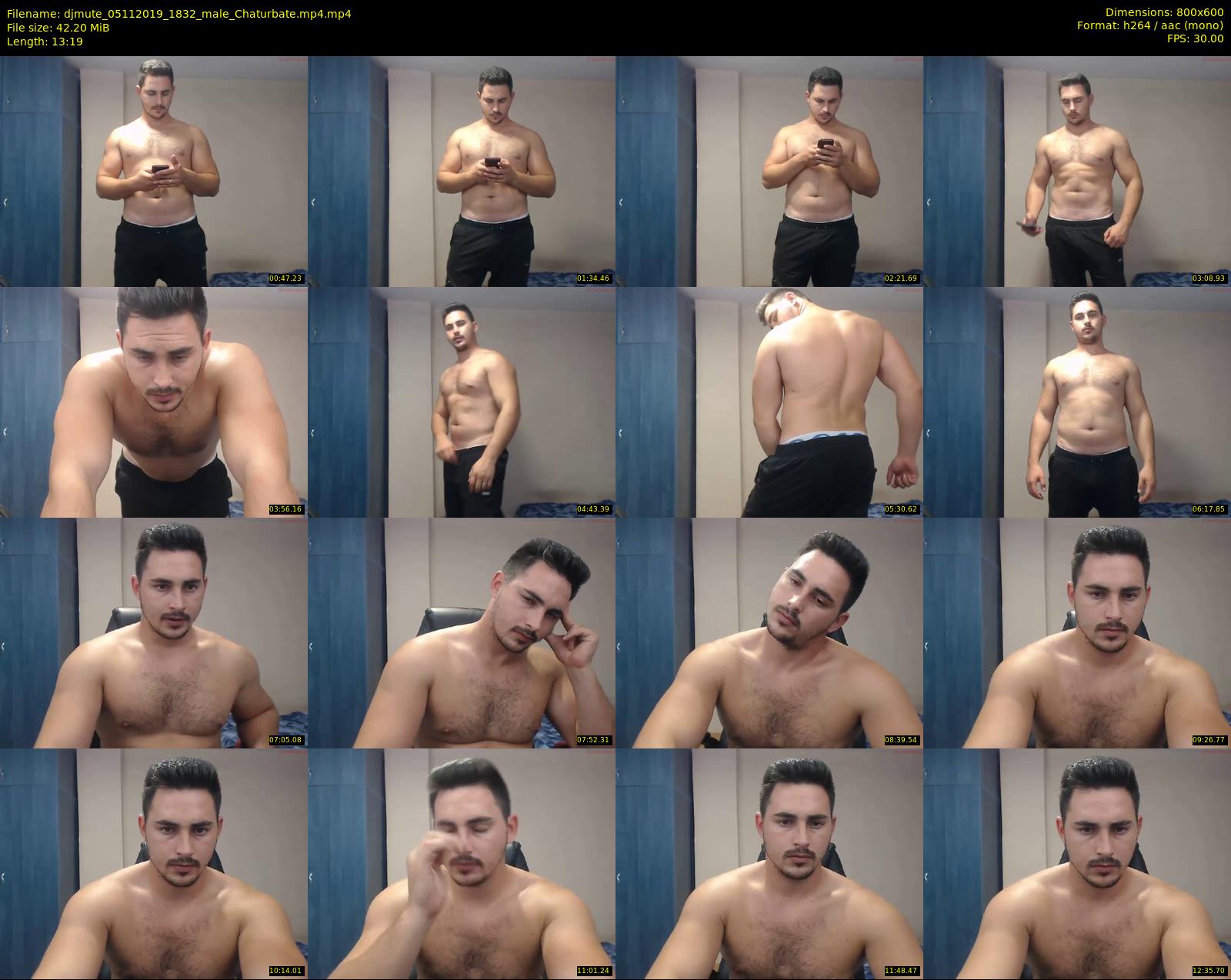 djmute — 14 minute Chaturbate male cam show recording, 480p, Nov 5, 2019