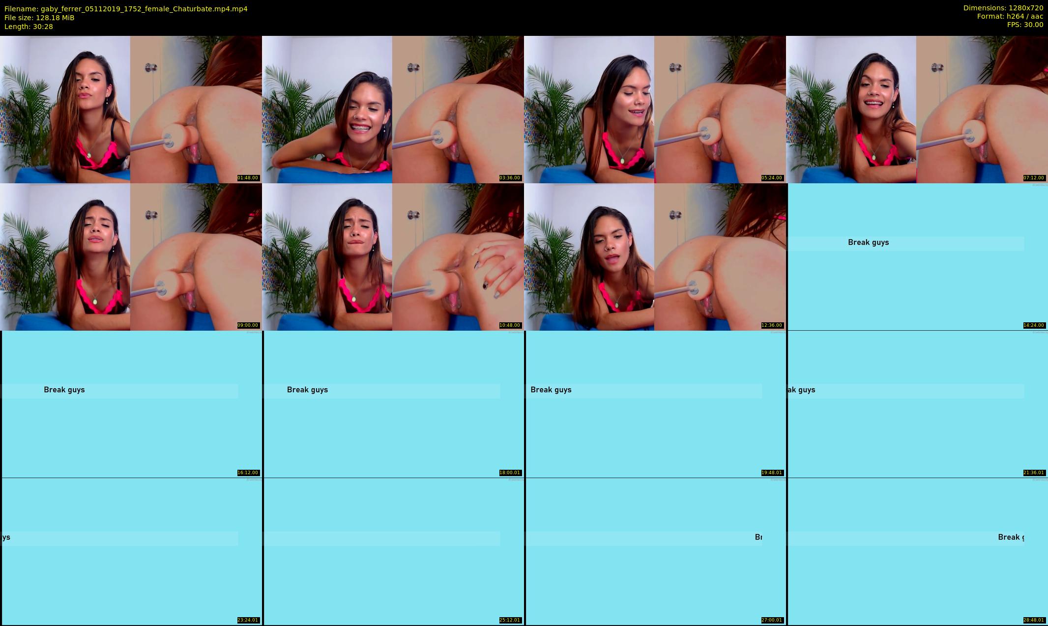 gaby_ferrer — 31 minute Chaturbate female cam show recording, 720p, Nov 5, 2019