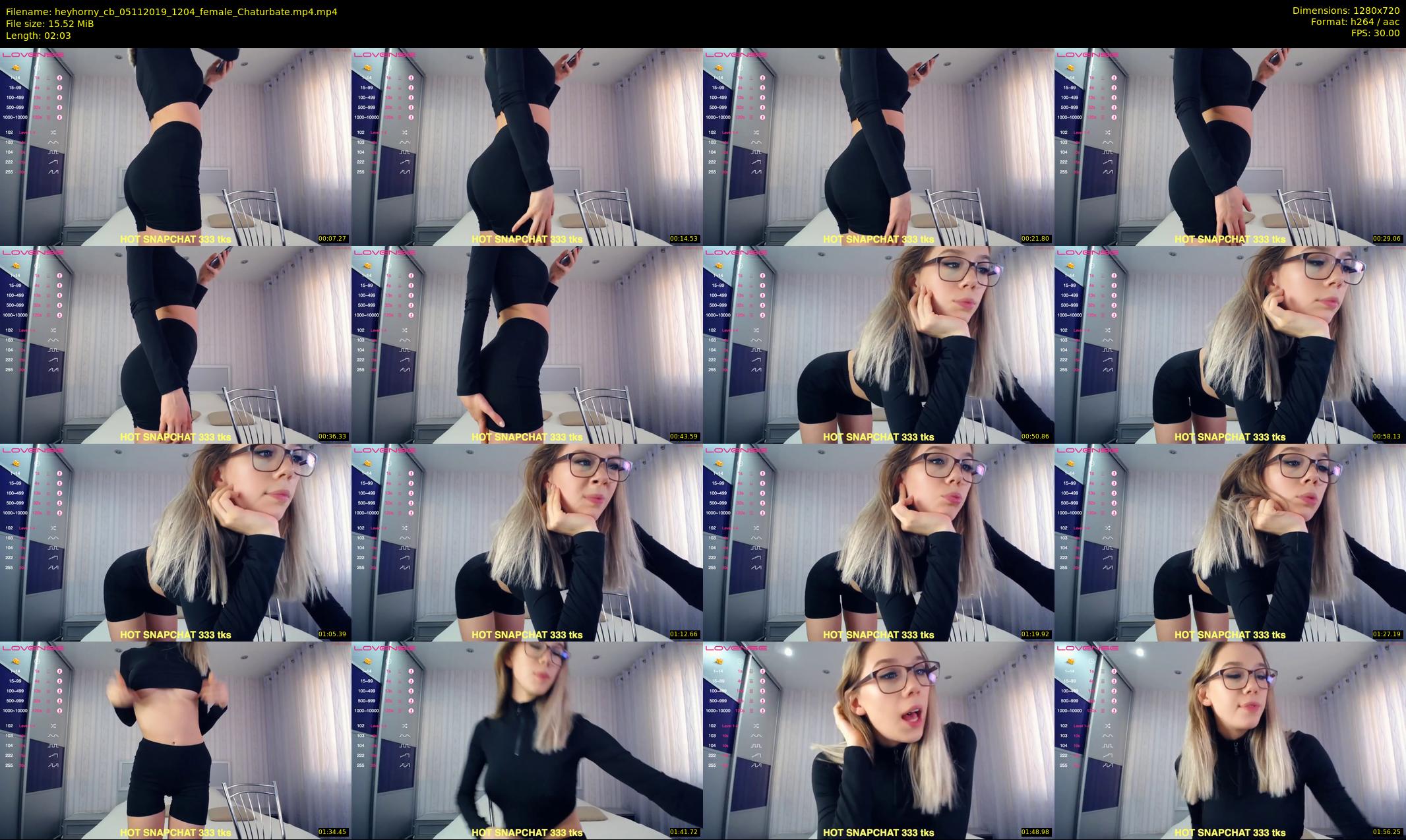 heyhorny_cb — 3 minute Chaturbate couple cam show recording, 720p, Nov 5, 2019