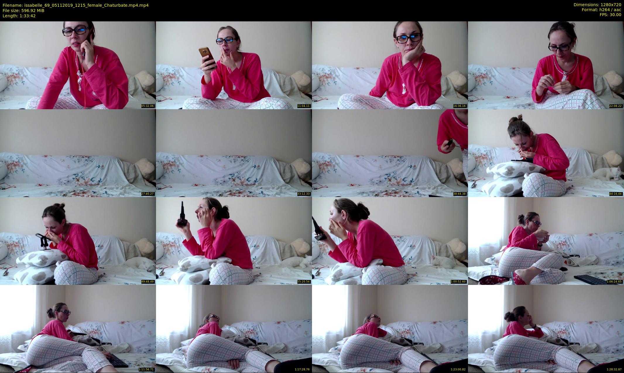 issabelle_69 — 94 minute Chaturbate couple cam show recording, 720p, Nov 5, 2019