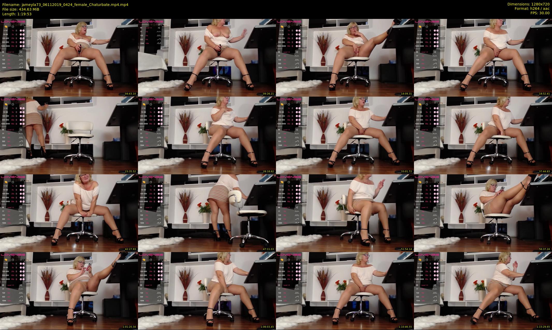 jameyla73 — 80 minute Chaturbate female cam show recording, 720p, Nov 6, 2019