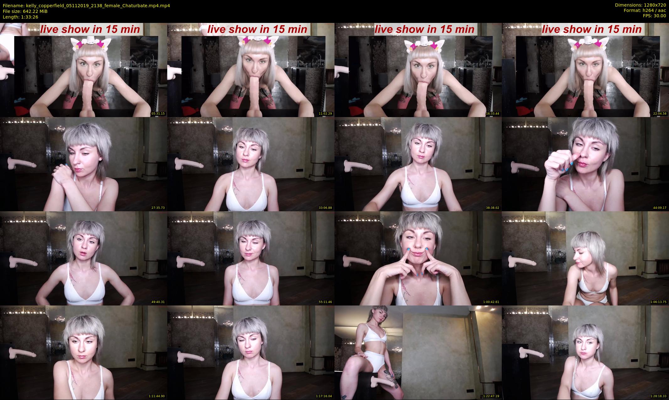 kelly_copperfield — 94 minute Chaturbate female cam show recording, 720p, Nov 5, 2019