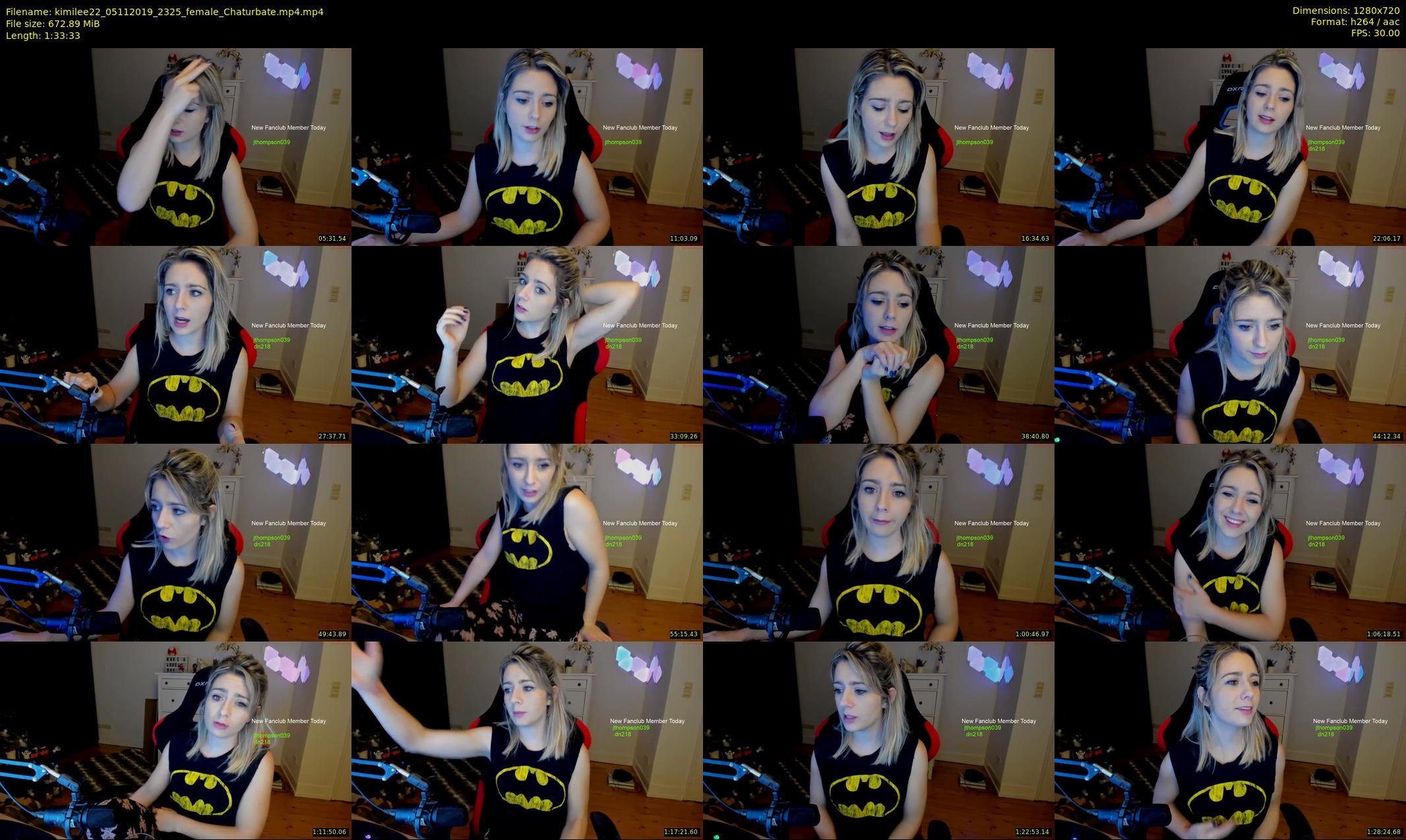 kimilee22 — 94 minute Chaturbate female cam show recording, 720p, Nov 5, 2019