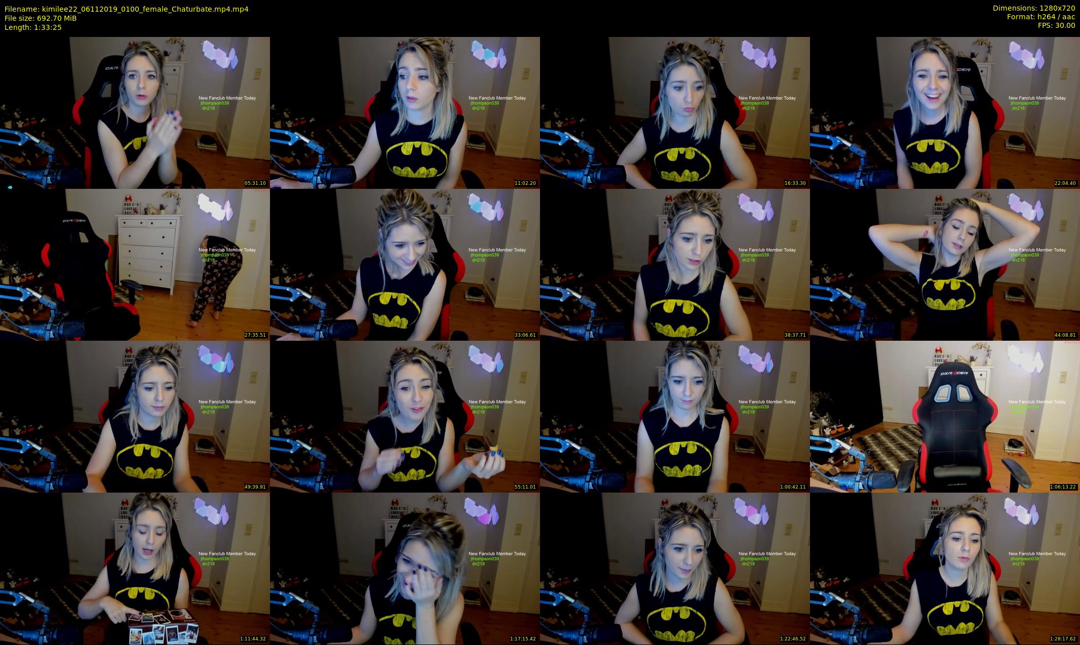kimilee22 — 94 minute Chaturbate female cam show recording, 720p, Nov 6, 2019