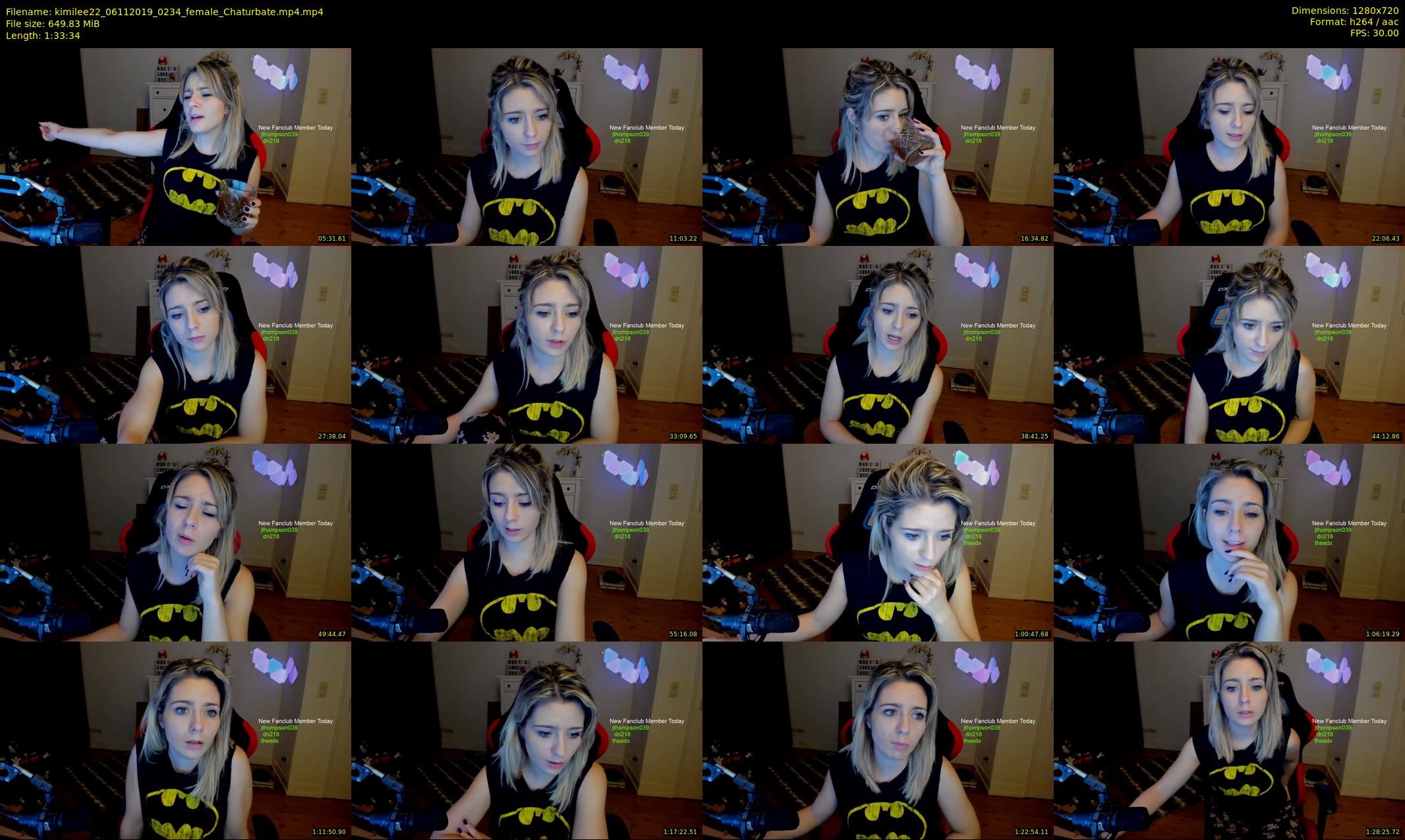 kimilee22 — 94 minute Chaturbate female cam show recording, 720p, Nov 6, 2019