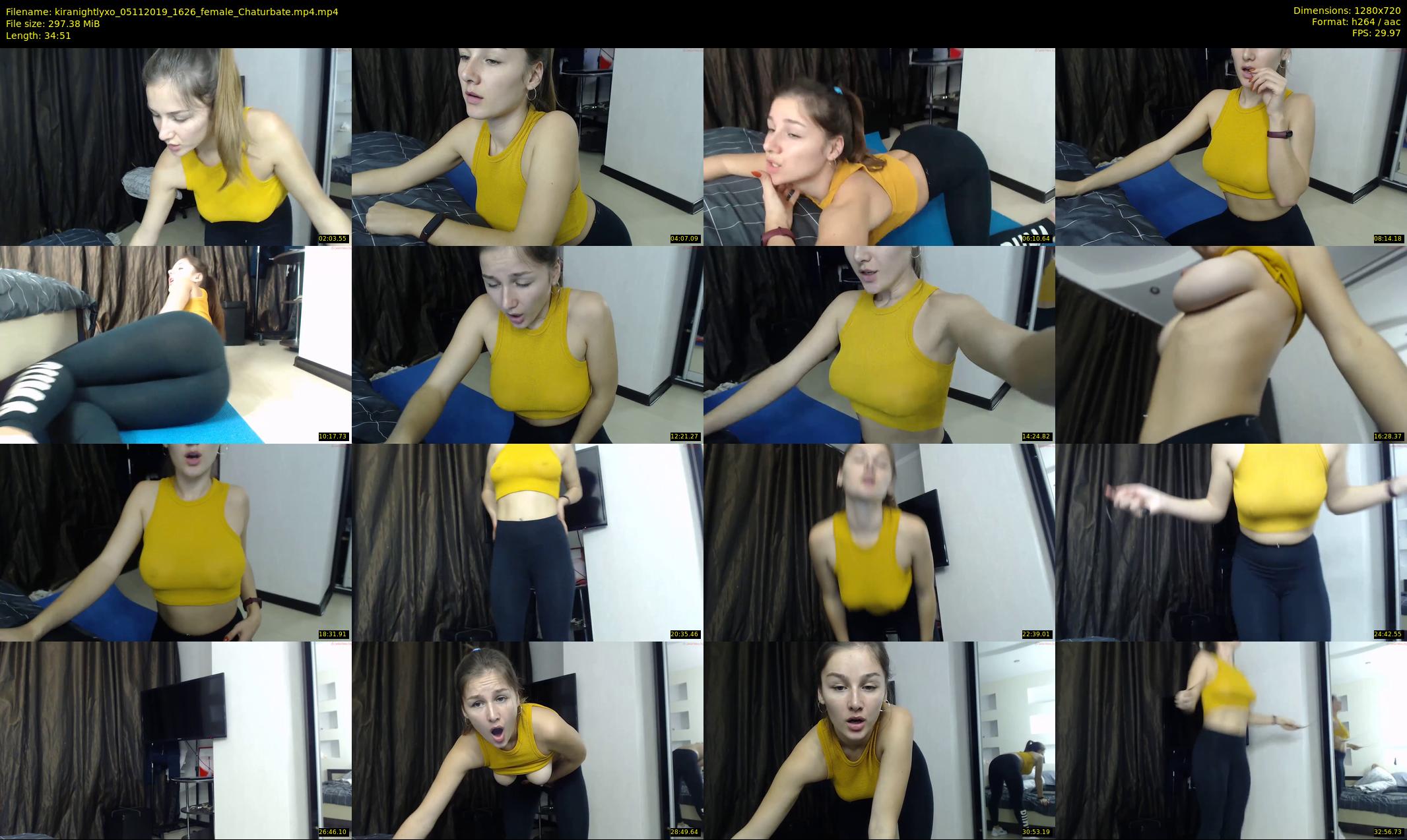 kiranightlyxo — 35 minute Chaturbate female cam show recording, 720p, Nov 5, 2019