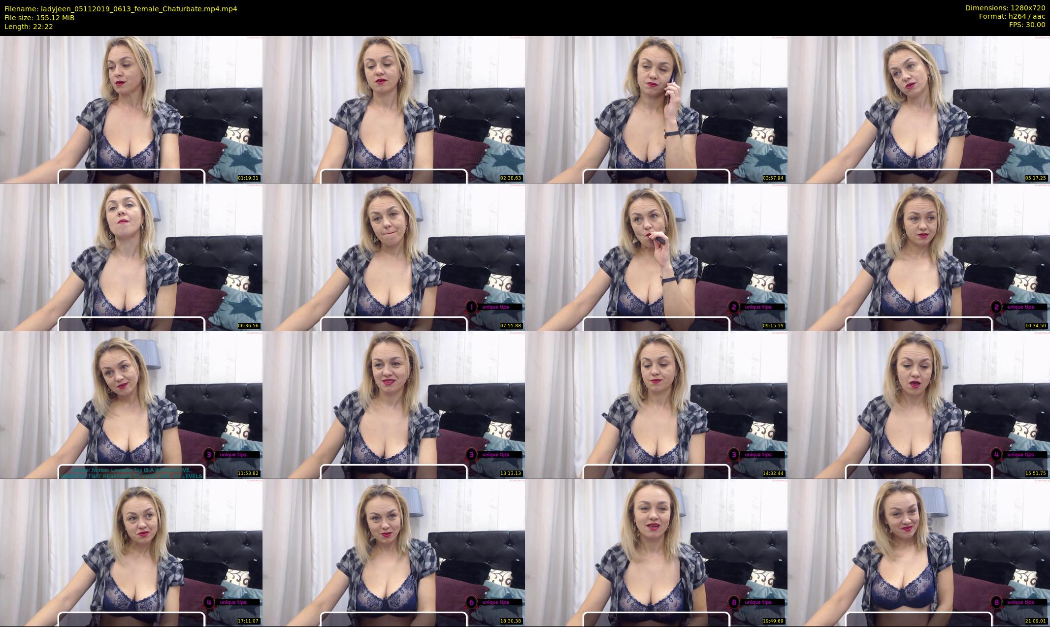 ladyjeen — 23 minute Chaturbate female cam show recording, 720p, Nov 5, 2019