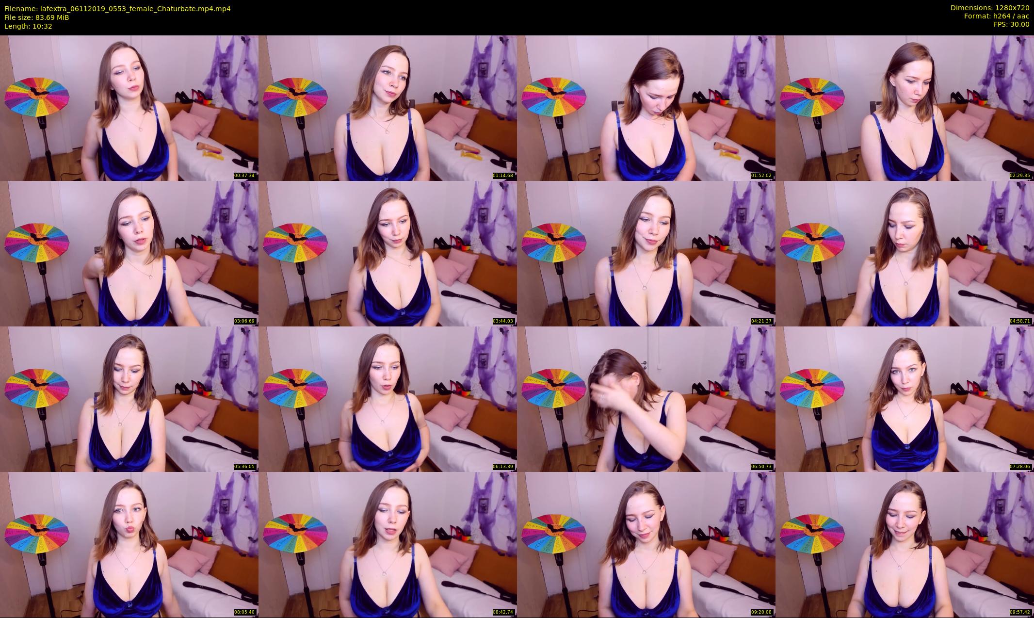 lafextra — 11 minute Chaturbate female cam show recording, 720p, Nov 6, 2019
