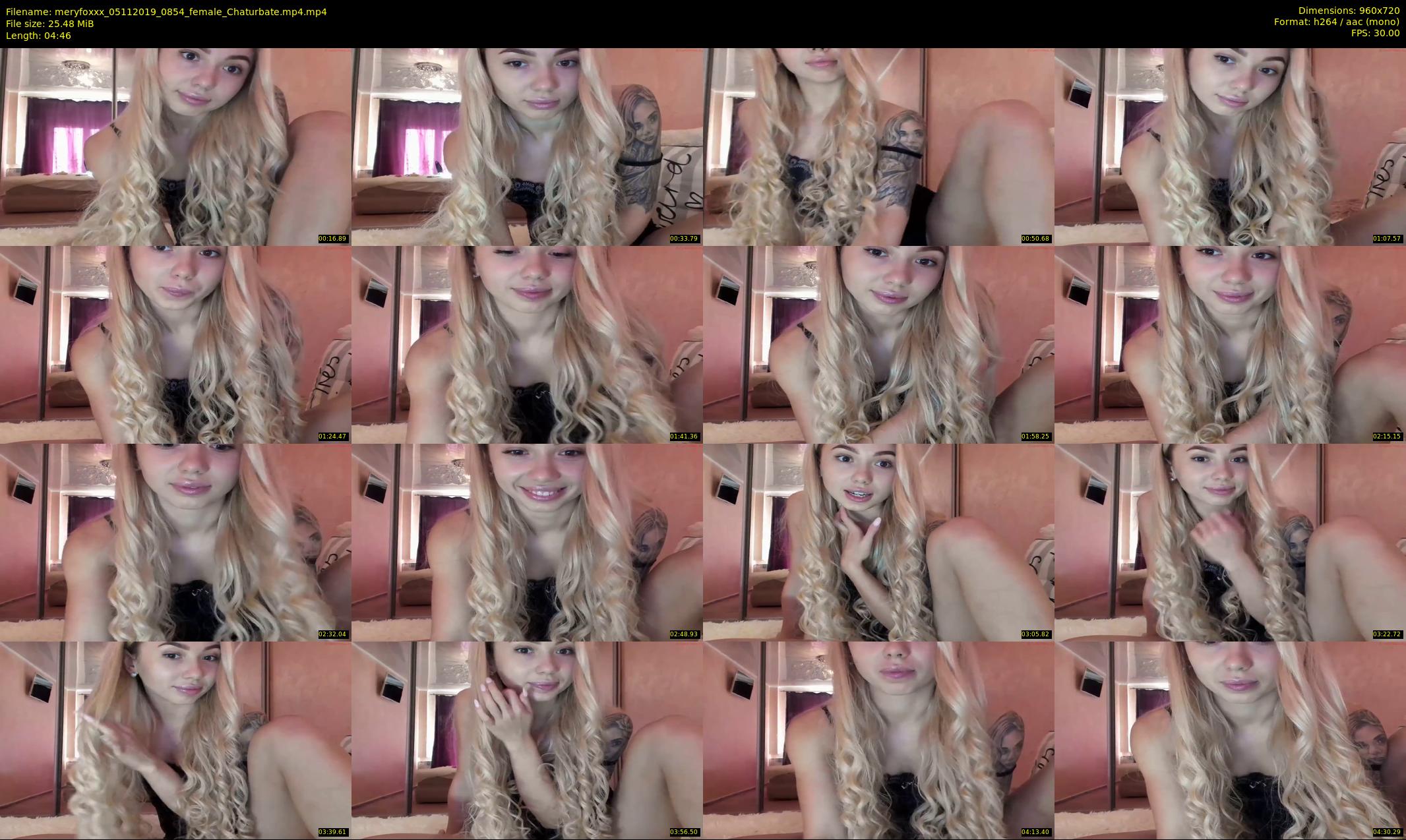 meryfoxxx — 5 minute Chaturbate female cam show recording, 720p, Nov 5, 2019