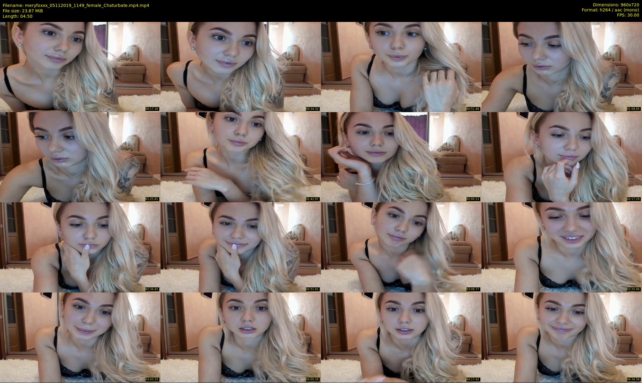 meryfoxxx — 5 minute Chaturbate female cam show recording, 720p, Nov 5, 2019