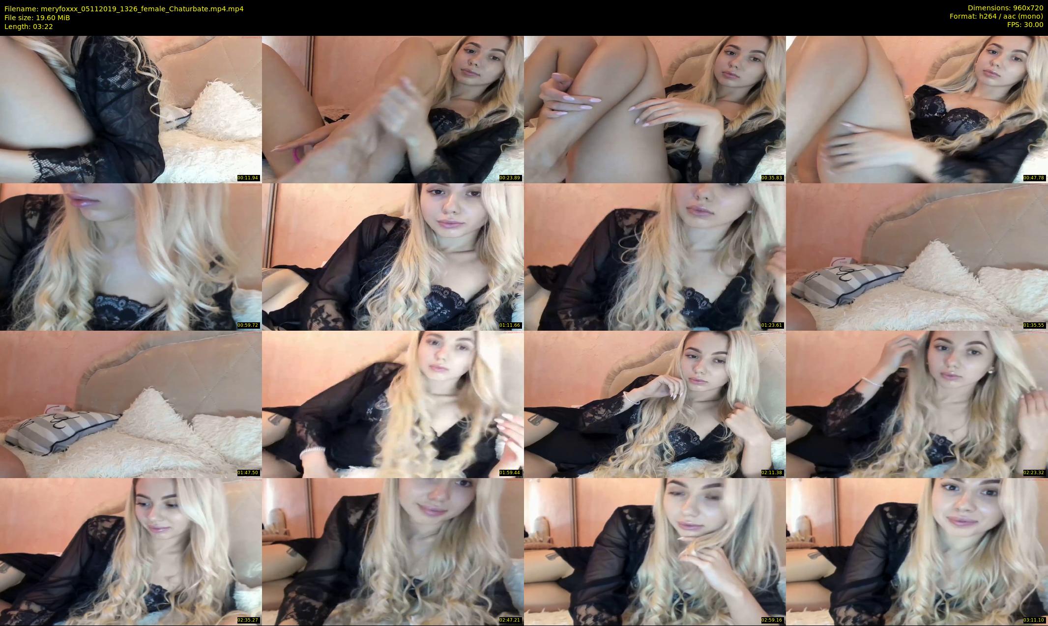 meryfoxxx — 4 minute Chaturbate female cam show recording, 720p, Nov 5, 2019