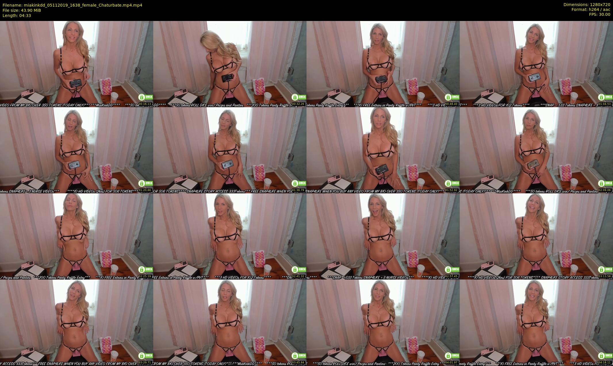 miakinkdd — 5 minute Chaturbate female cam show recording, 720p, Nov 5, 2019