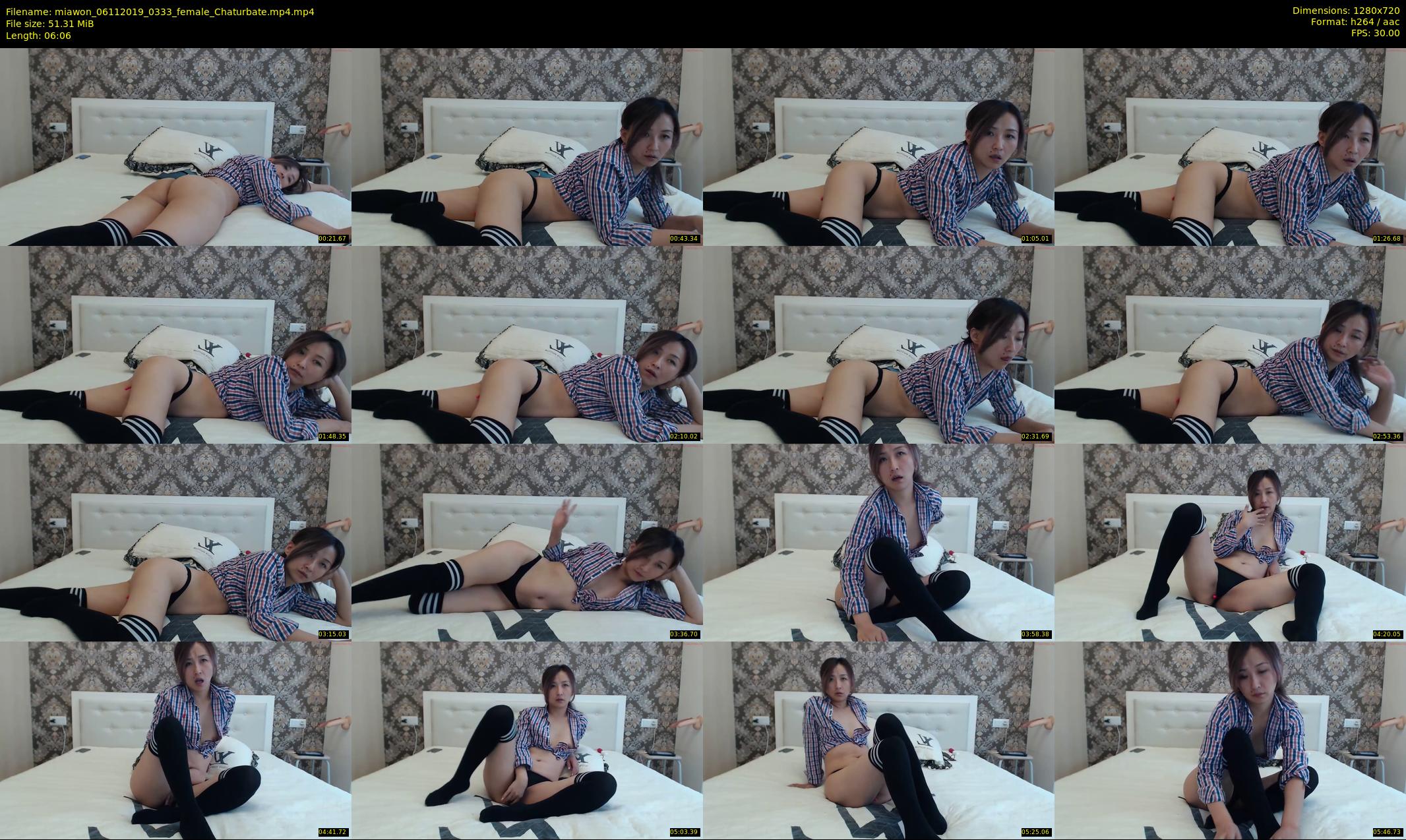 miawon — 7 minute Chaturbate female cam show recording, 720p, Nov 6, 2019