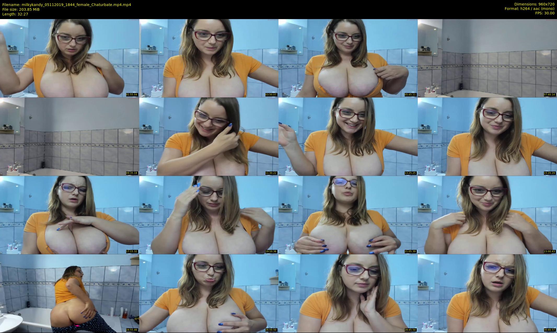 milkykandy — 33 minute Chaturbate female cam show recording, 720p, Nov 5, 2019