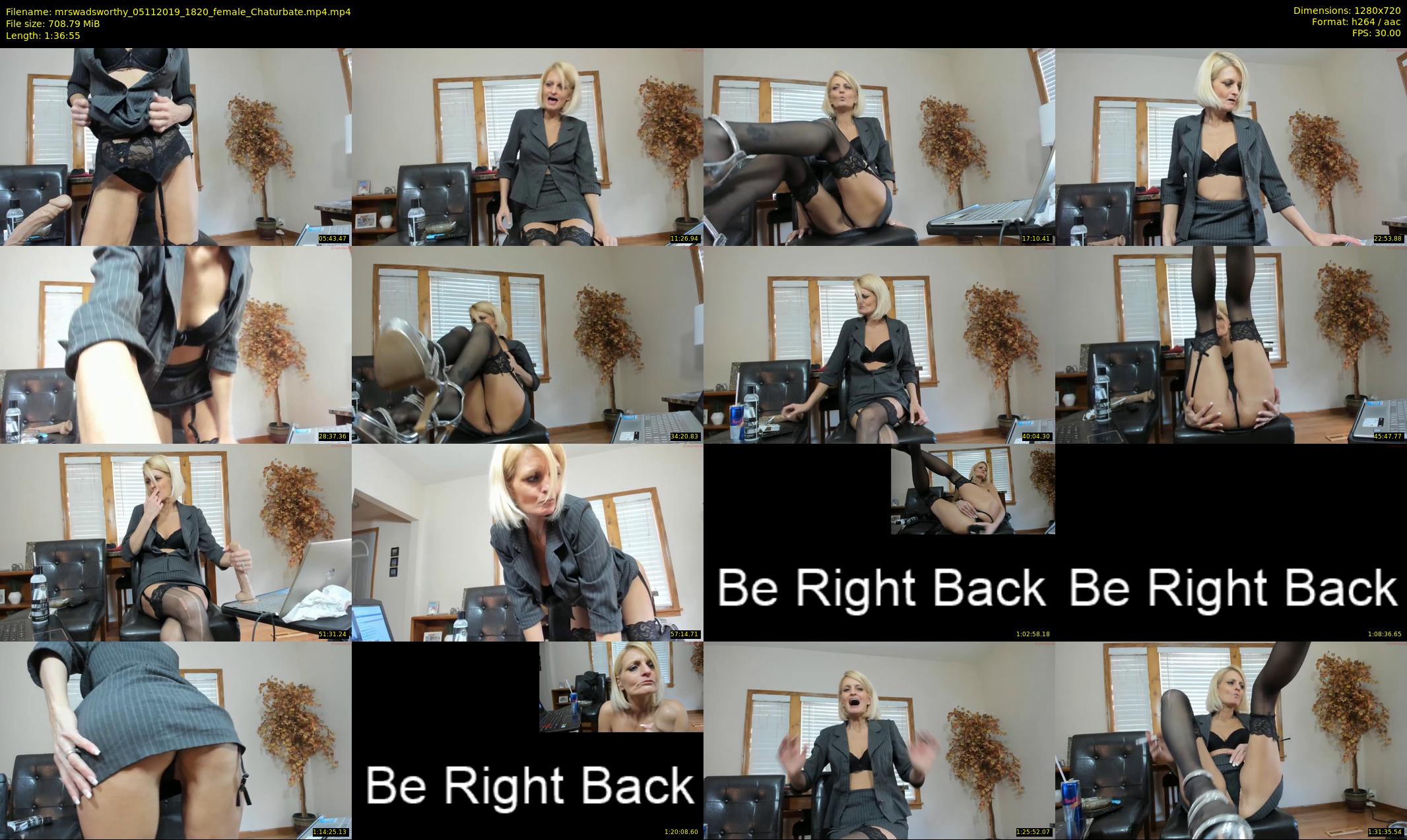 mrswadsworthy — 97 minute Chaturbate female cam show recording, 720p, Nov 5, 2019