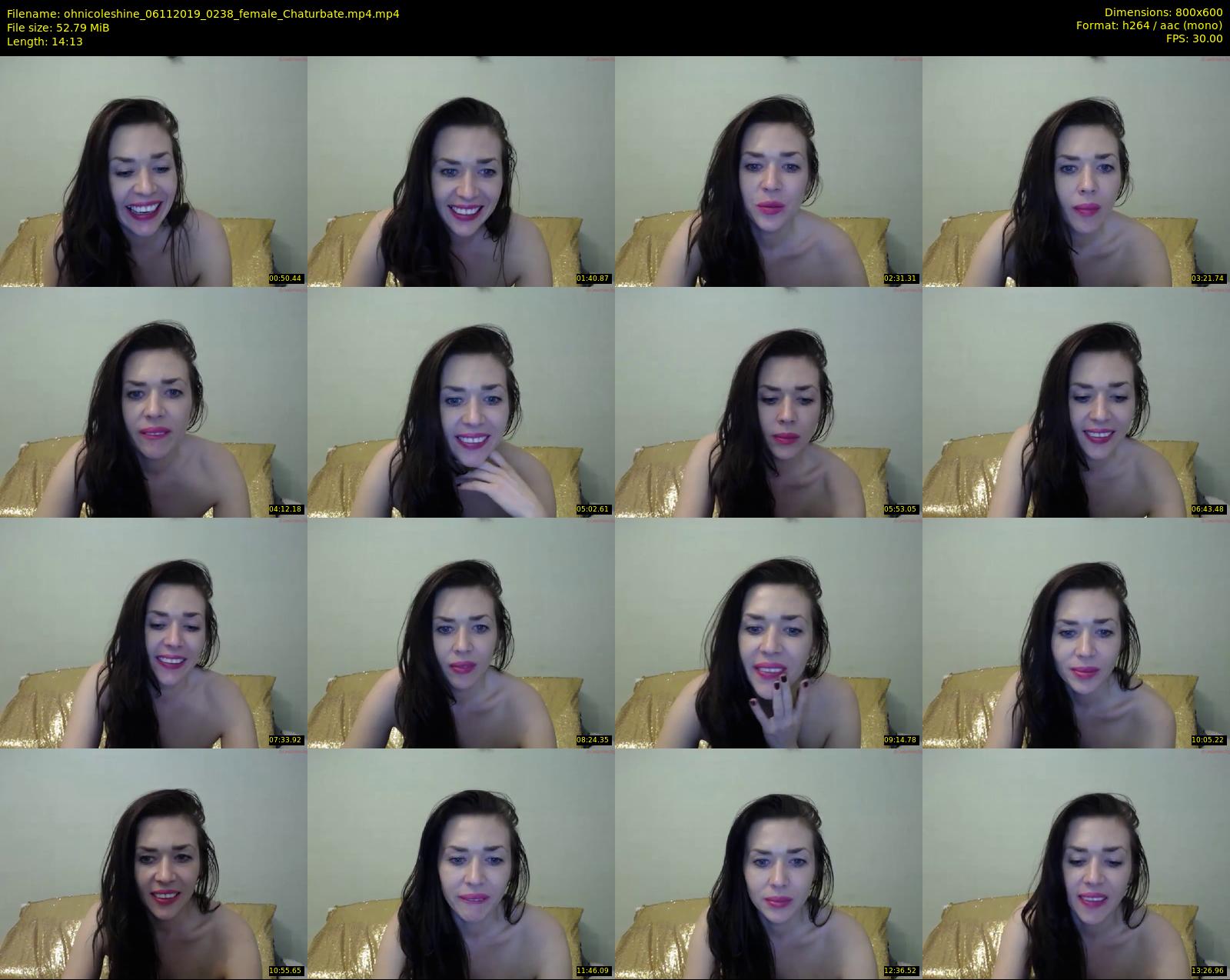 ohnicoleshine — 15 minute Chaturbate female cam show recording, 480p, Nov 6, 2019