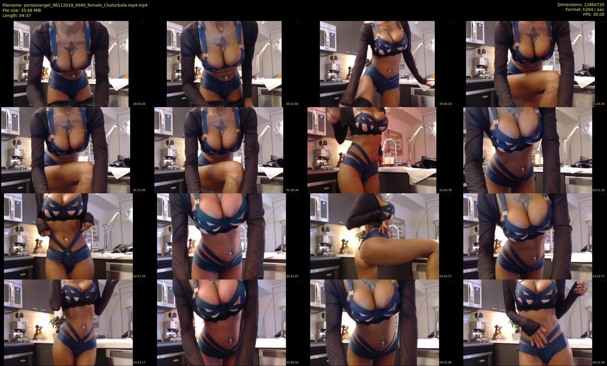 persianangel — 5 minute Chaturbate female cam show recording, 720p, Nov 6, 2019