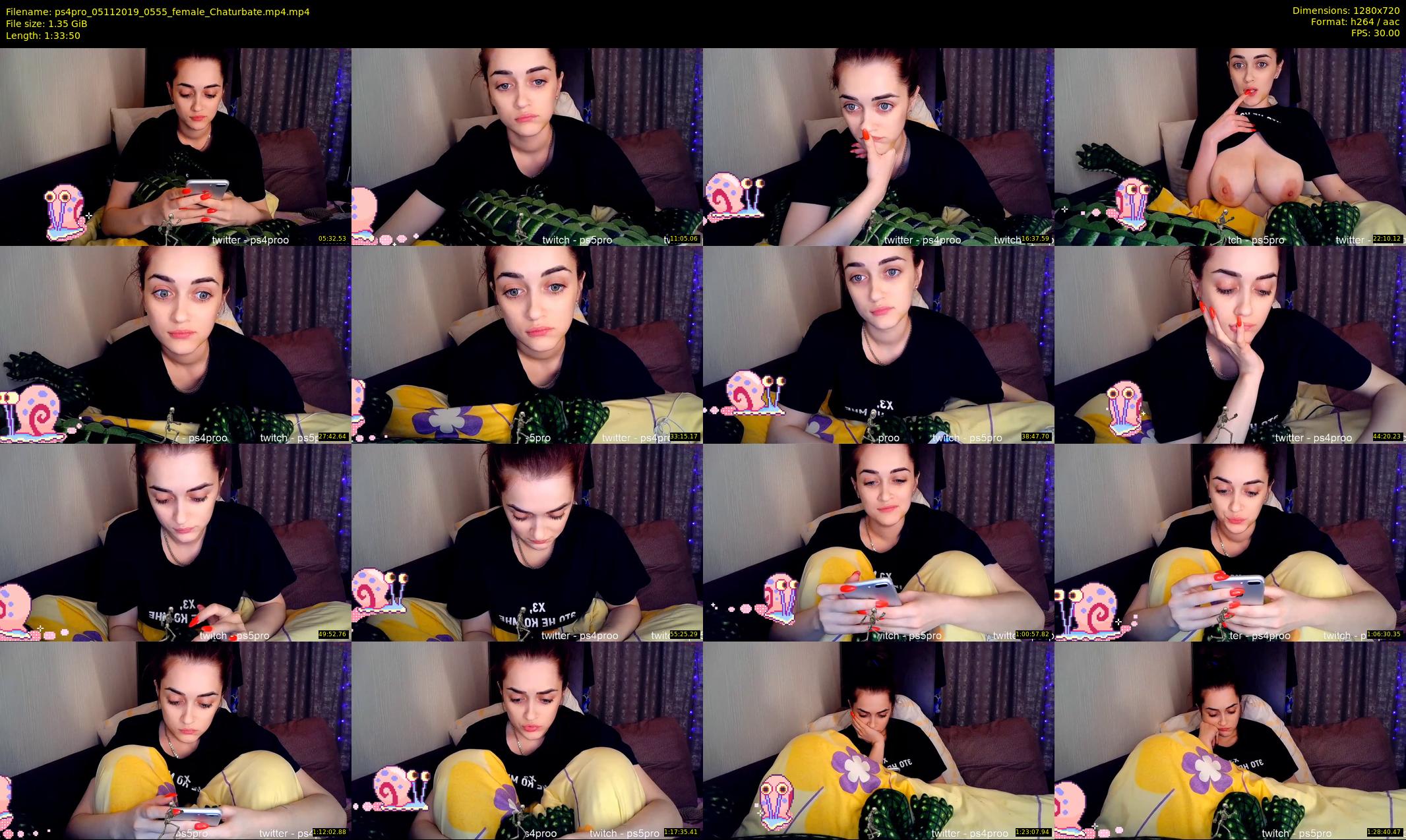 ps4pro — 94 minute Chaturbate female cam show recording, 720p, Nov 5, 2019