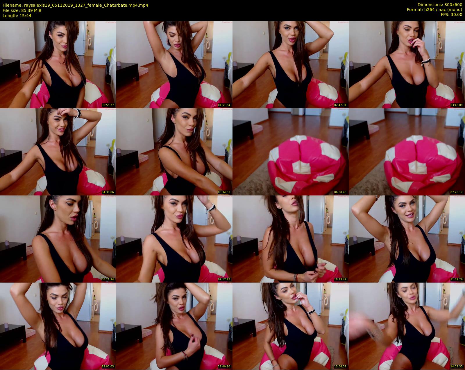 raysalexis19 — 16 minute Chaturbate female cam show recording, 480p, Nov 5, 2019