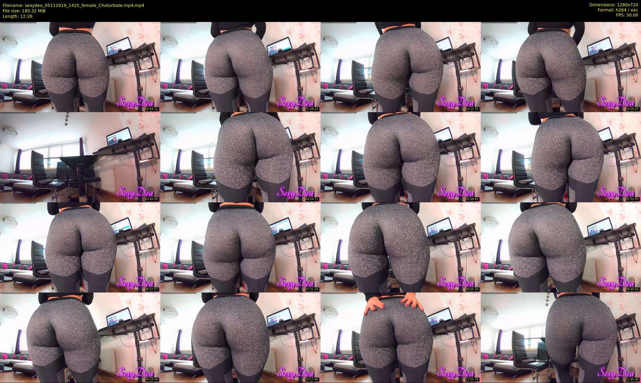sexydea — 13 minute Chaturbate female cam show recording, 720p, Nov 5, 2019