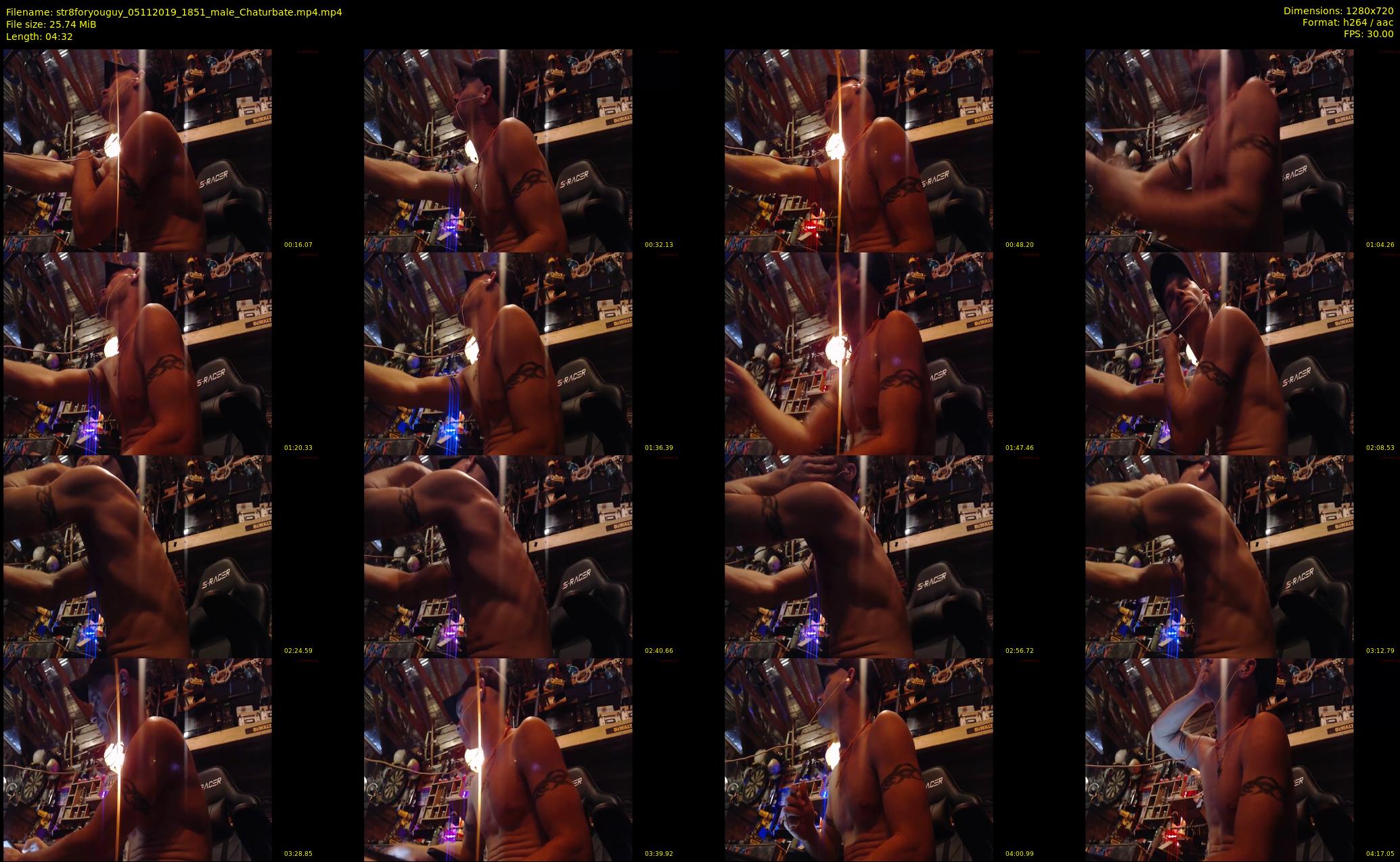str8foryouguy — 5 minute Chaturbate male cam show recording, 720p, Nov 5, 2019
