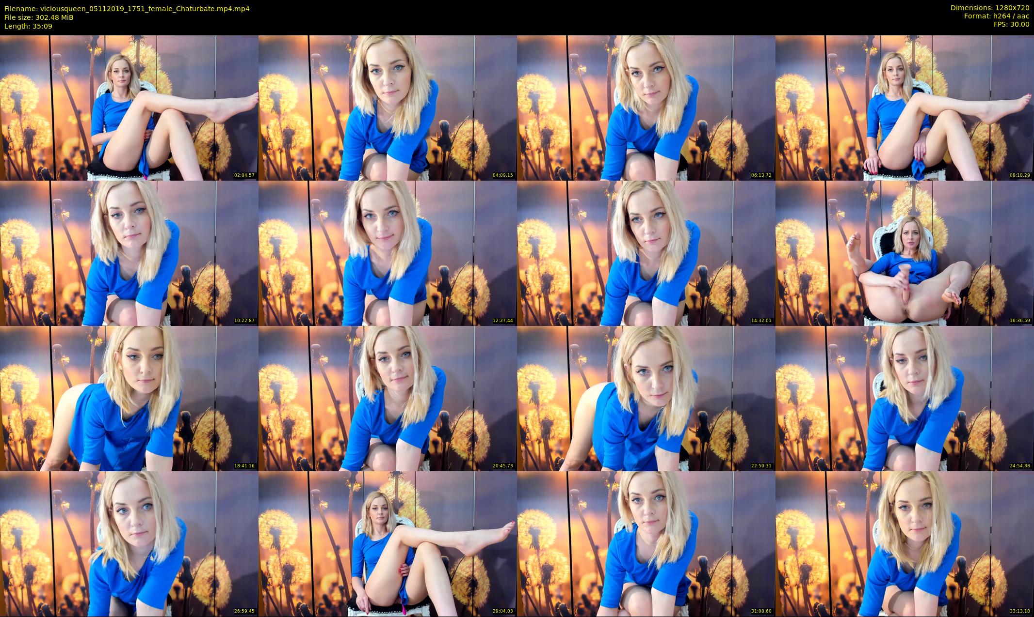 viciousqueen — 36 minute Chaturbate female cam show recording, 720p, Nov 5, 2019