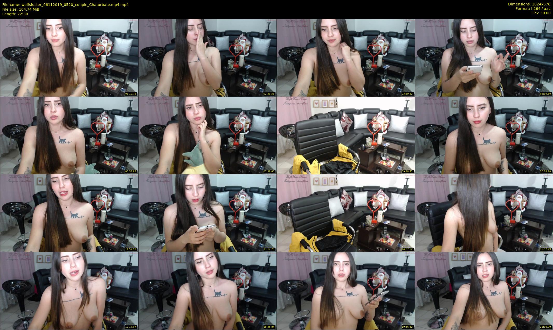 wolfsfoster — 23 minute Chaturbate couple cam show recording, 480p, Nov 6, 2019