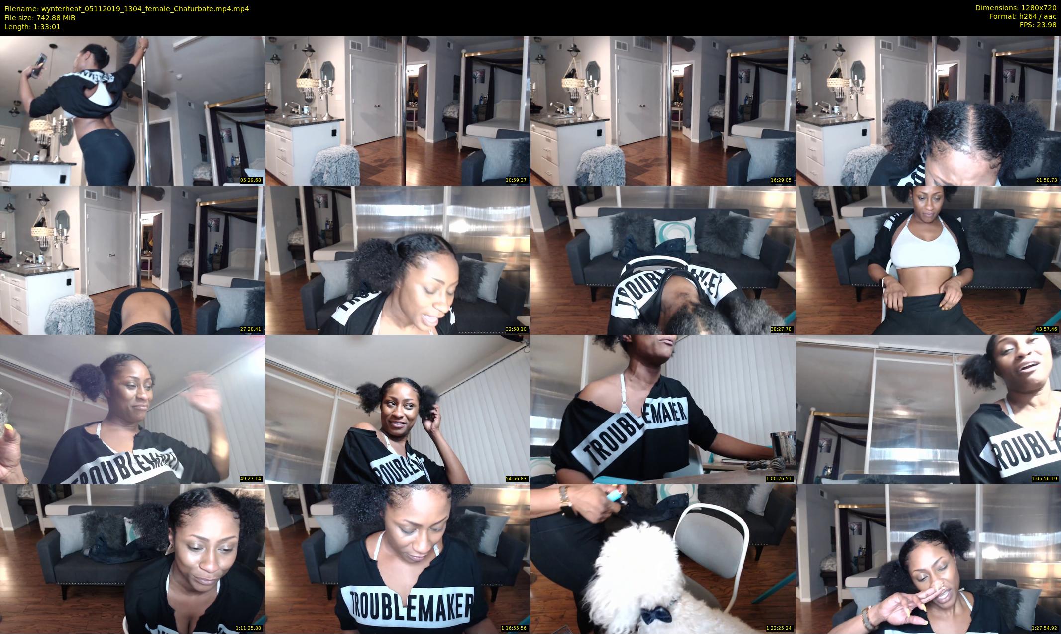 wynterheat — 94 minute Chaturbate female cam show recording, 720p, Nov 5, 2019