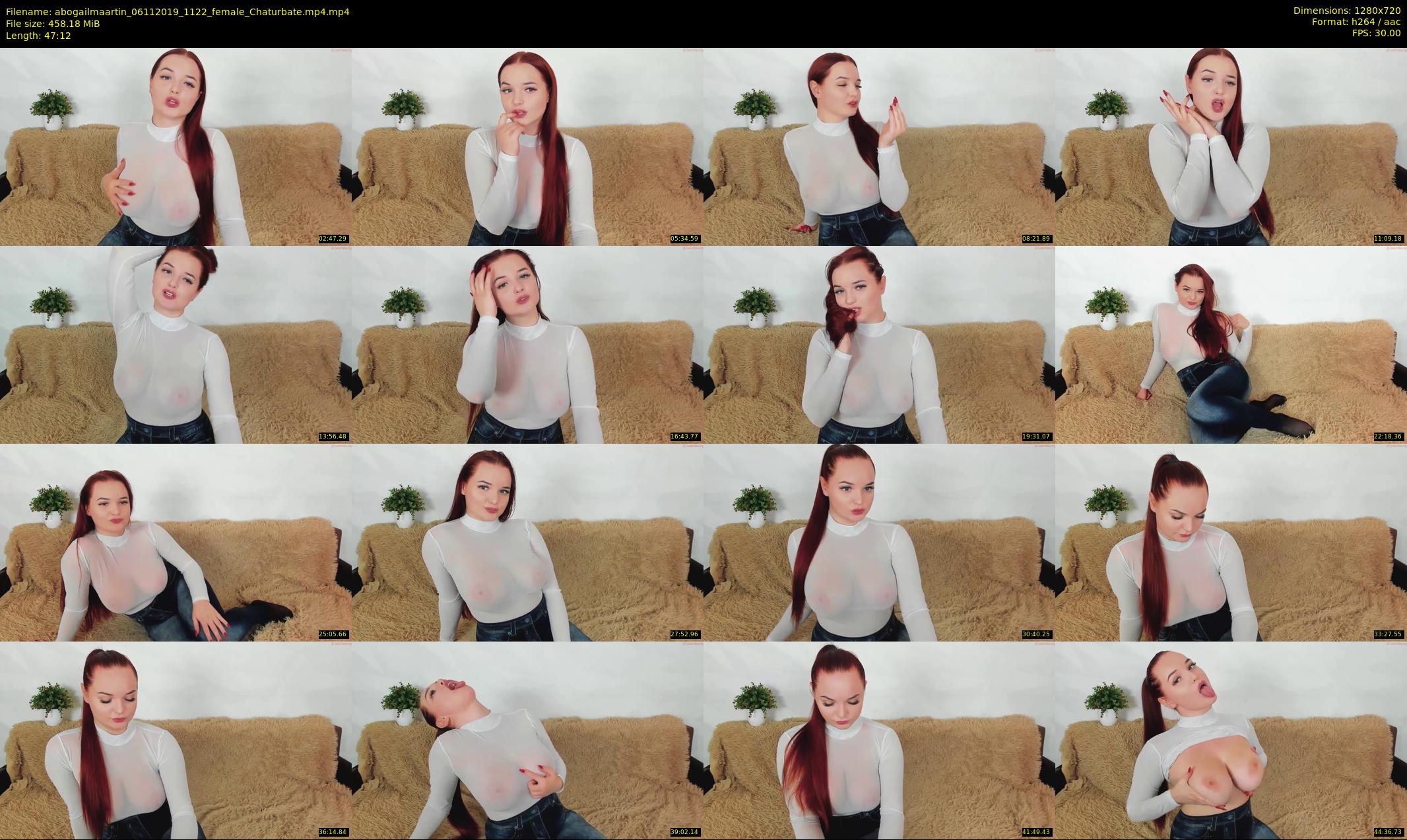 abogailmaartin — 48 minute Chaturbate female cam show recording, 720p, Nov 6, 2019