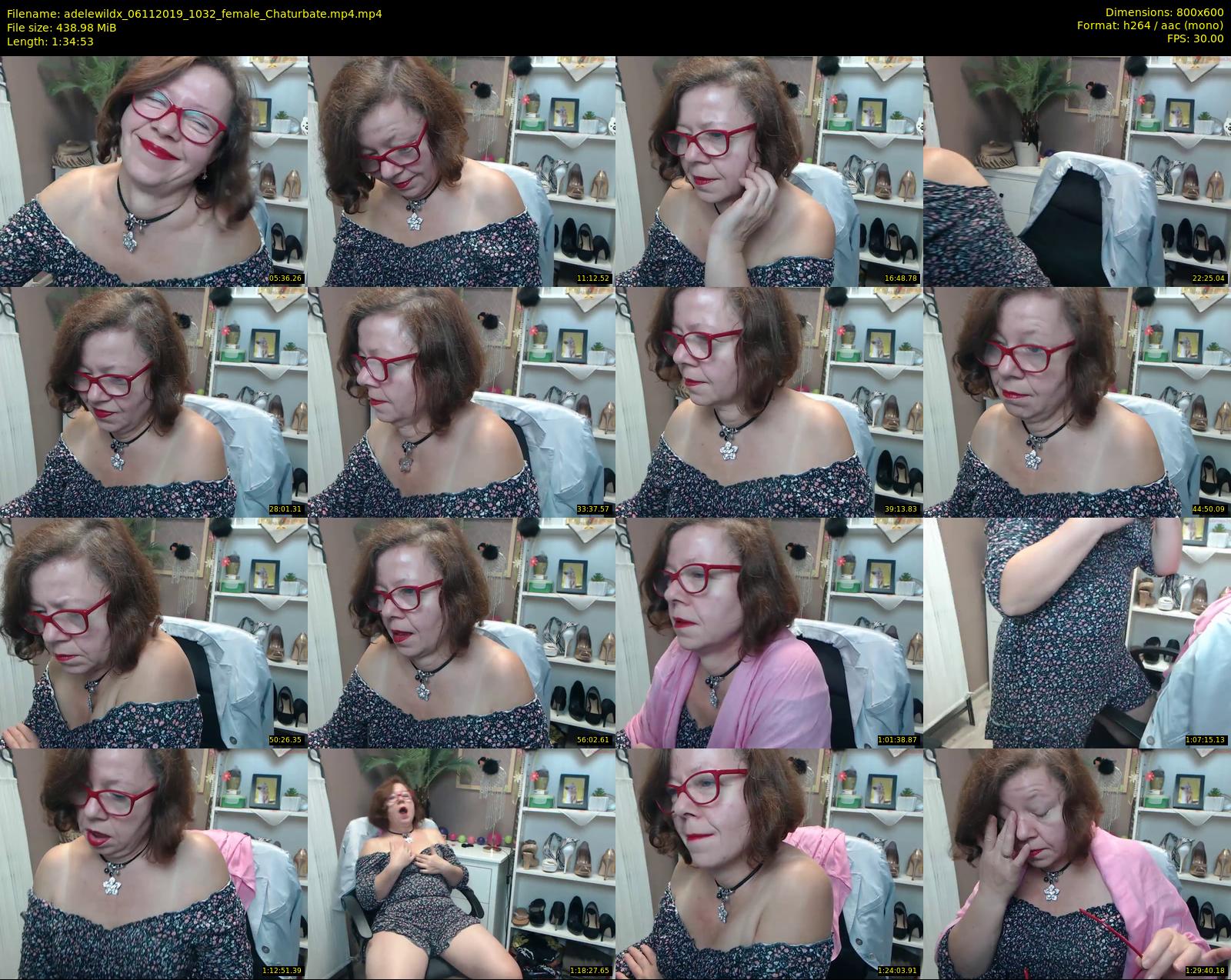 adelewildx — 95 minute Chaturbate female cam show recording, 480p, Nov 6, 2019