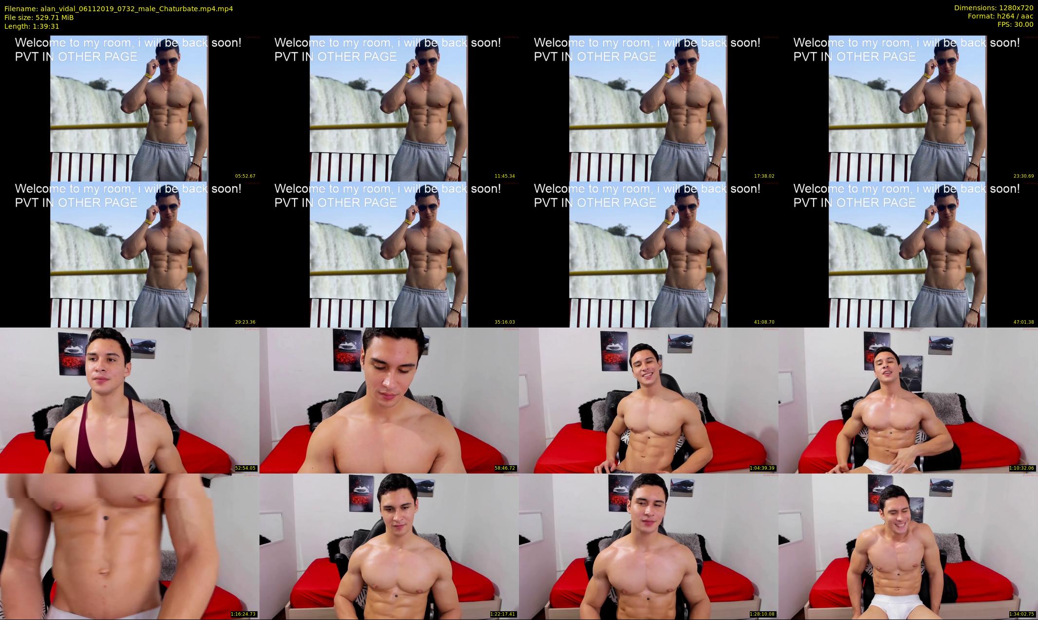 alan_vidal — 100 minute Chaturbate male cam show recording, 720p, Nov 6, 2019
