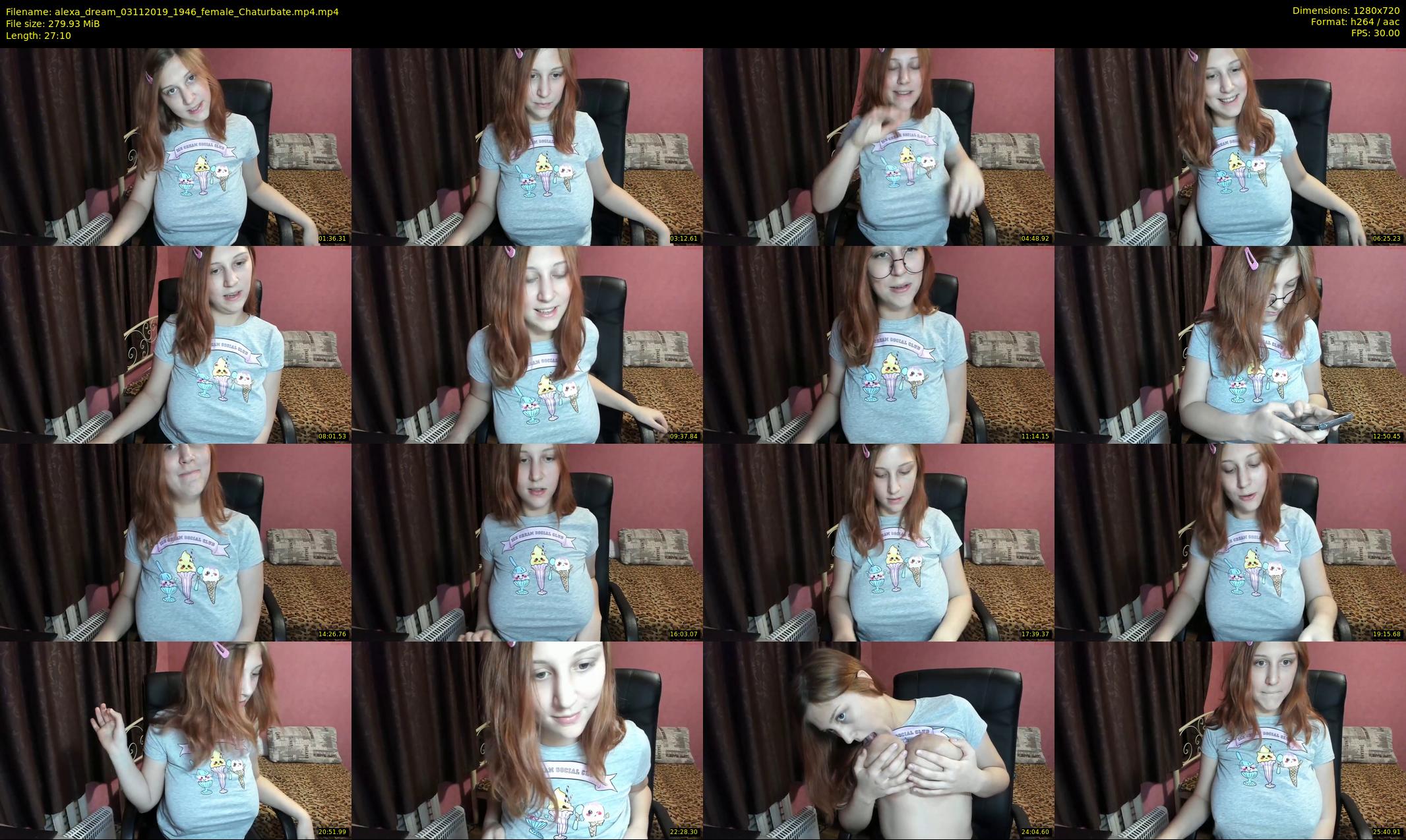 alexa_dream — 28 minute Chaturbate female cam show recording, 720p, Nov 3, 2019
